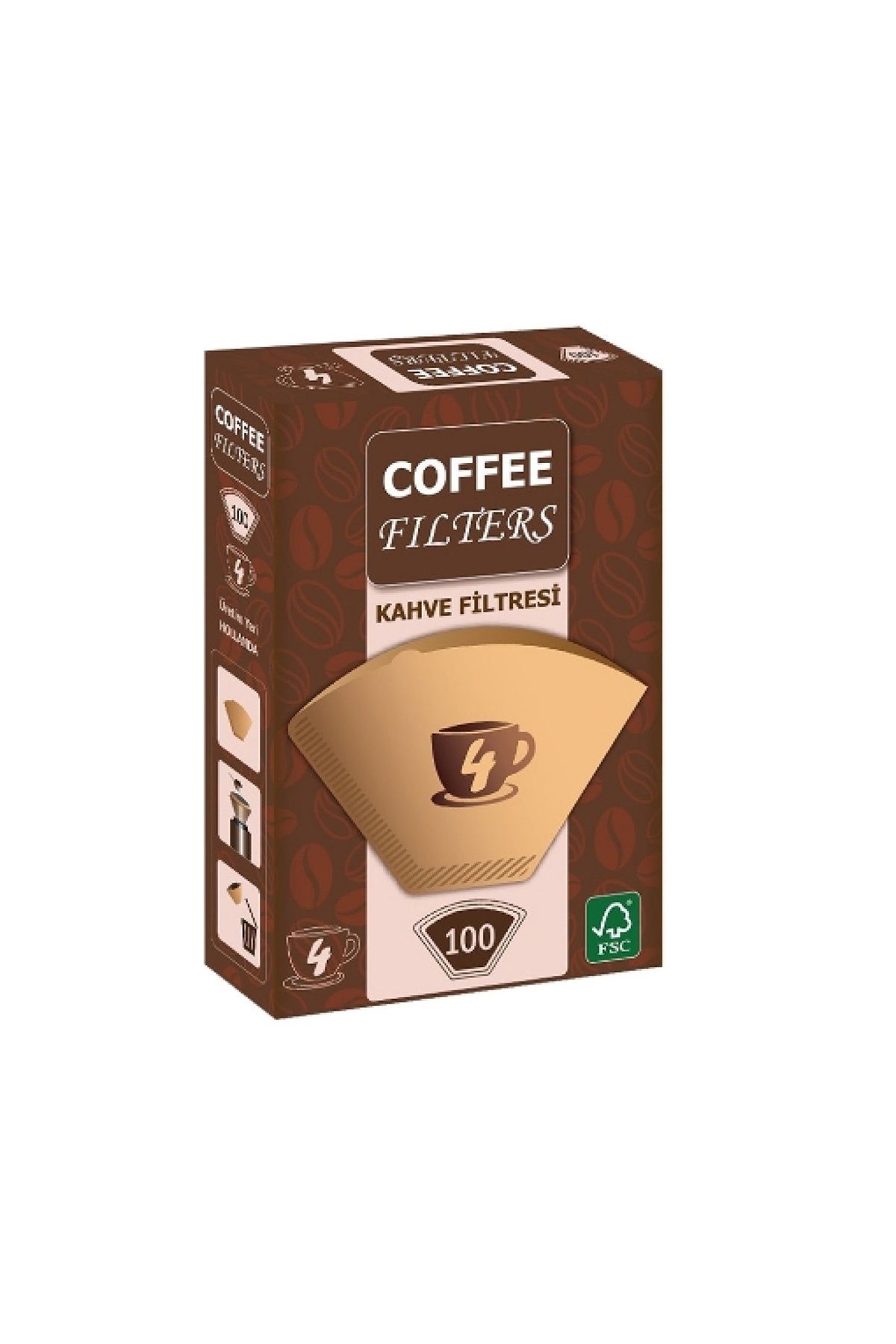 Coffee Mate Coffee Filters Kahve Filtre Kağıdı 4 (4'lü)