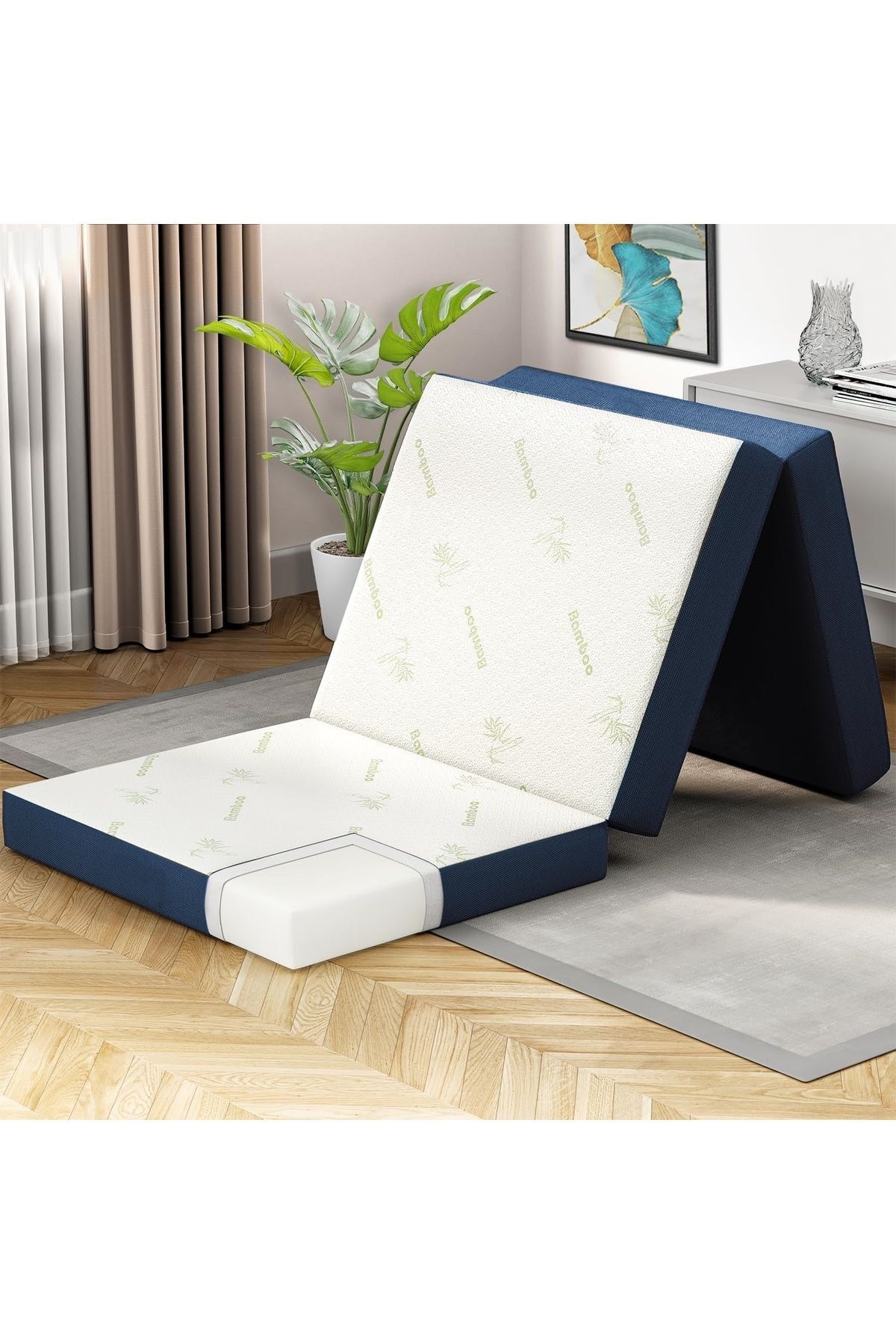 Heyner Bamboo Relax Ortopedik Katlanır Tek Kişilik Visco Yatak