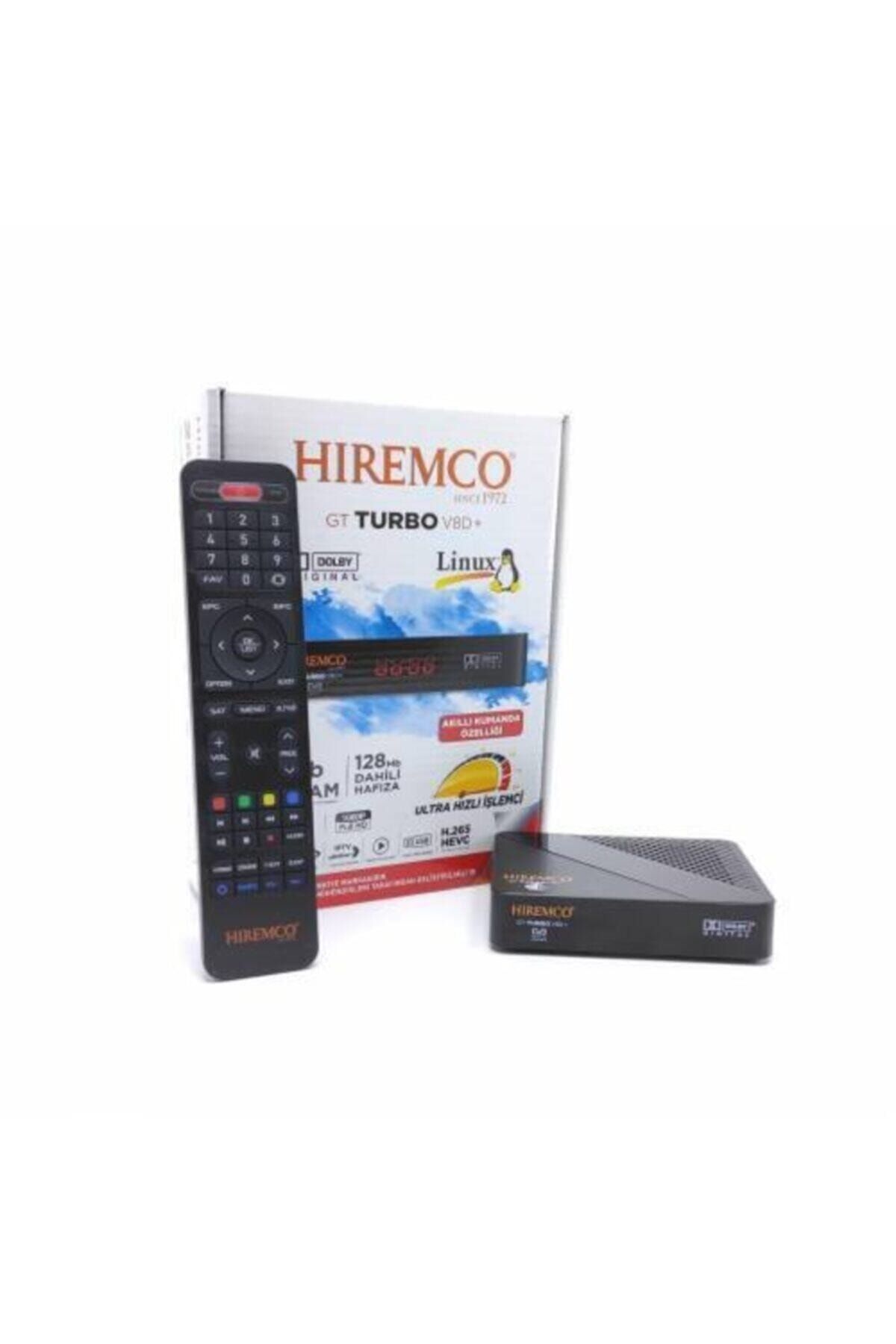 Hiremco Gt Turbo V8d Plus Wıfı Canaklı Canaksız Sınırsız Tv Paketi Uydu Alıcısı