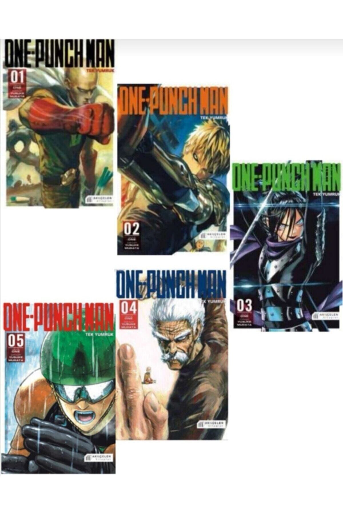 Kolektif Kitap One Punch Man Türkçe Manga Seti-5 Kitap