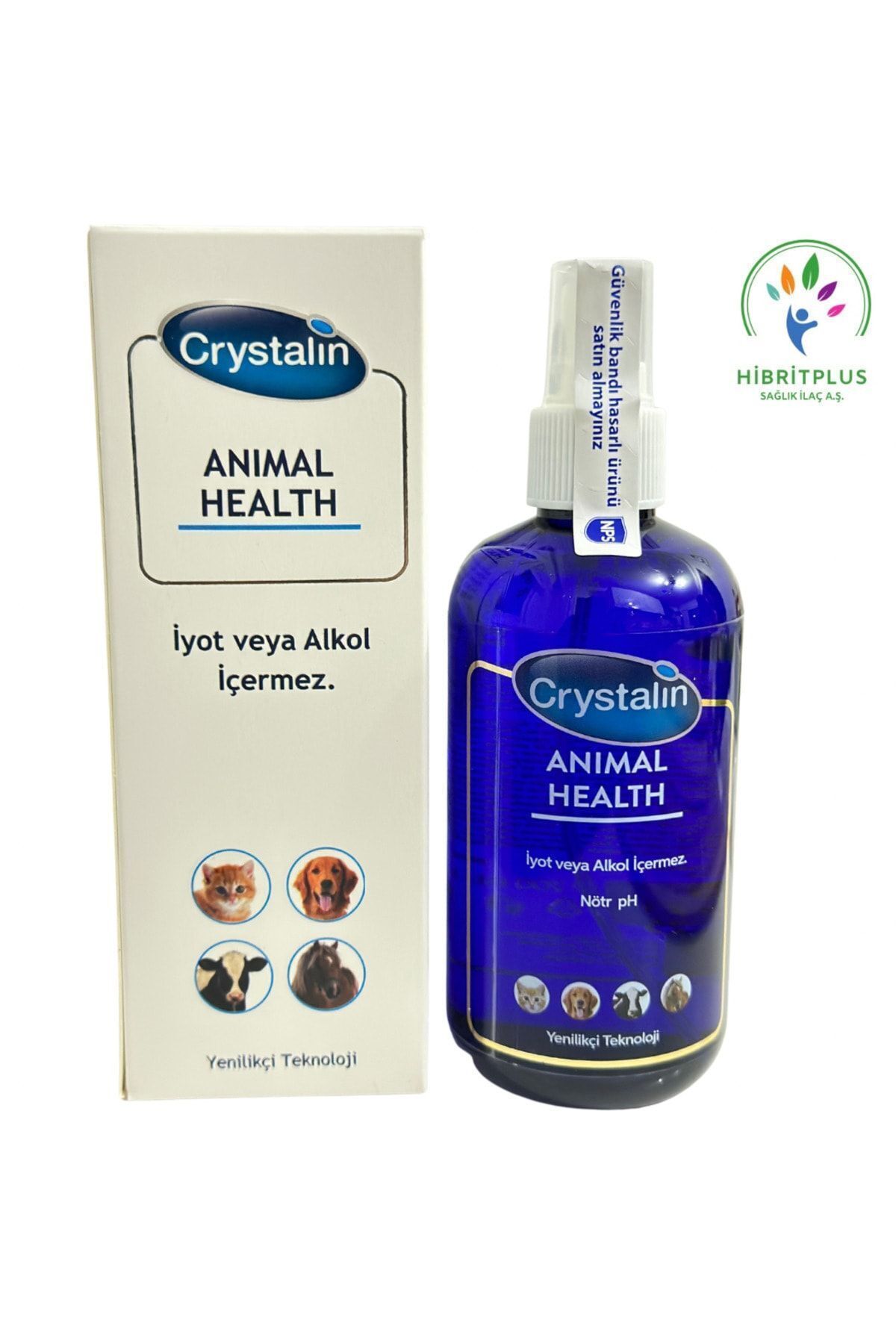 Crystalin Animal Healt 250 ml Antiseptik Dezenfektan Yara Ve Cilt Bakım 2026 Miatlıdır