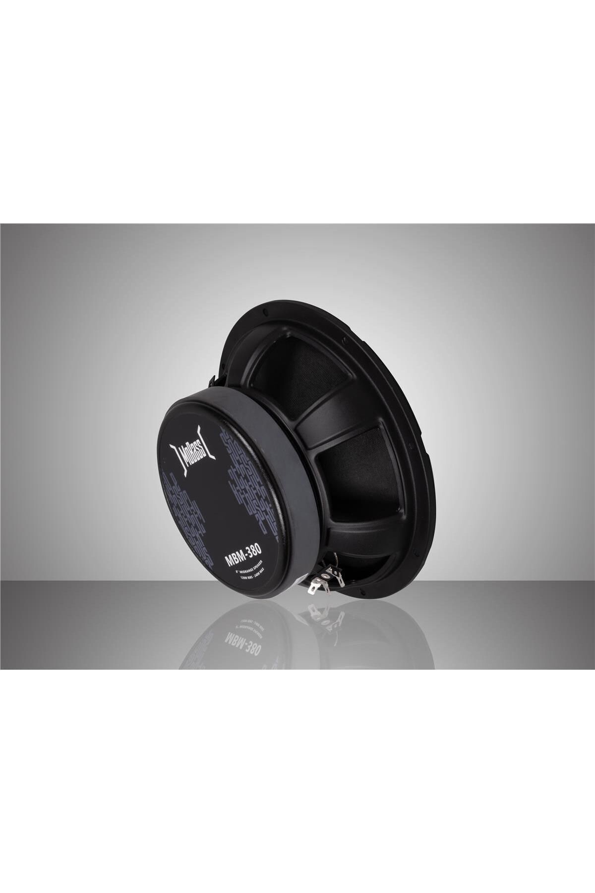 Mobass MBM-380 20CM 120 RMS MİDRANGE OTO HOPARLÖR KAPAKSIZ