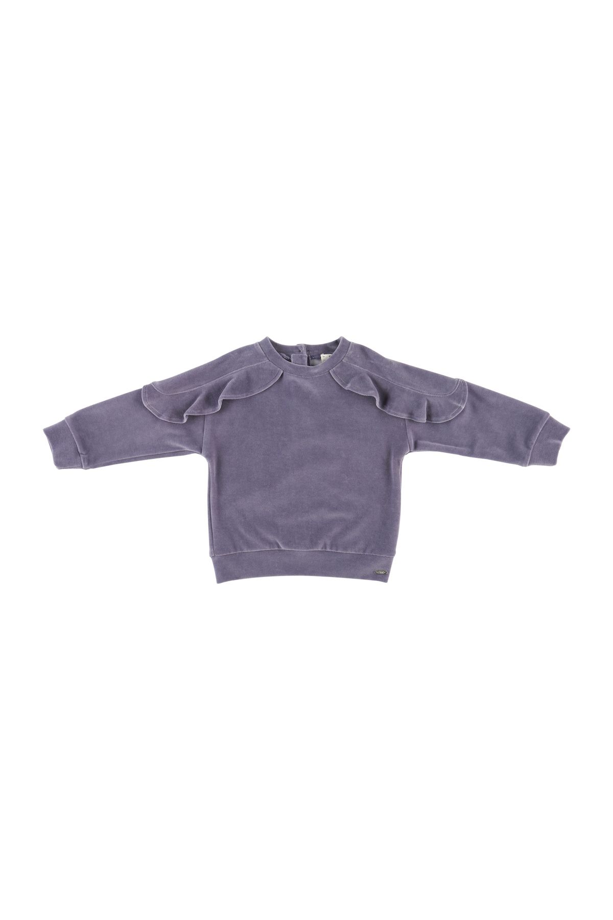 Panço Kız Bebek Fırfır Detaylı Sweatshirt