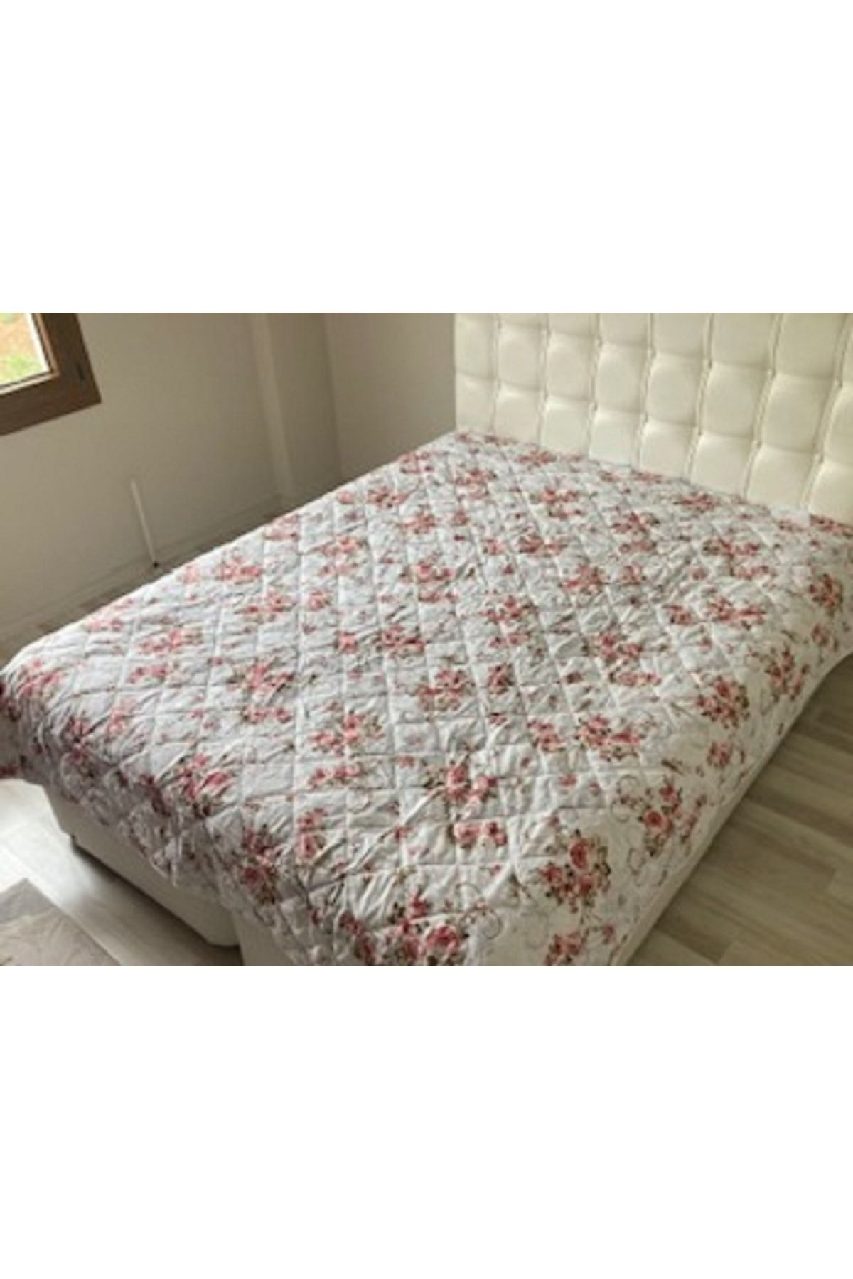 GENÇEV HOME COLLECTİONS Kapitoneli Battal Boy Çok Amaçlı Örtü (PİKE) - 200x230 Cm & Hem Pike - Hem Yatak Örtüsü