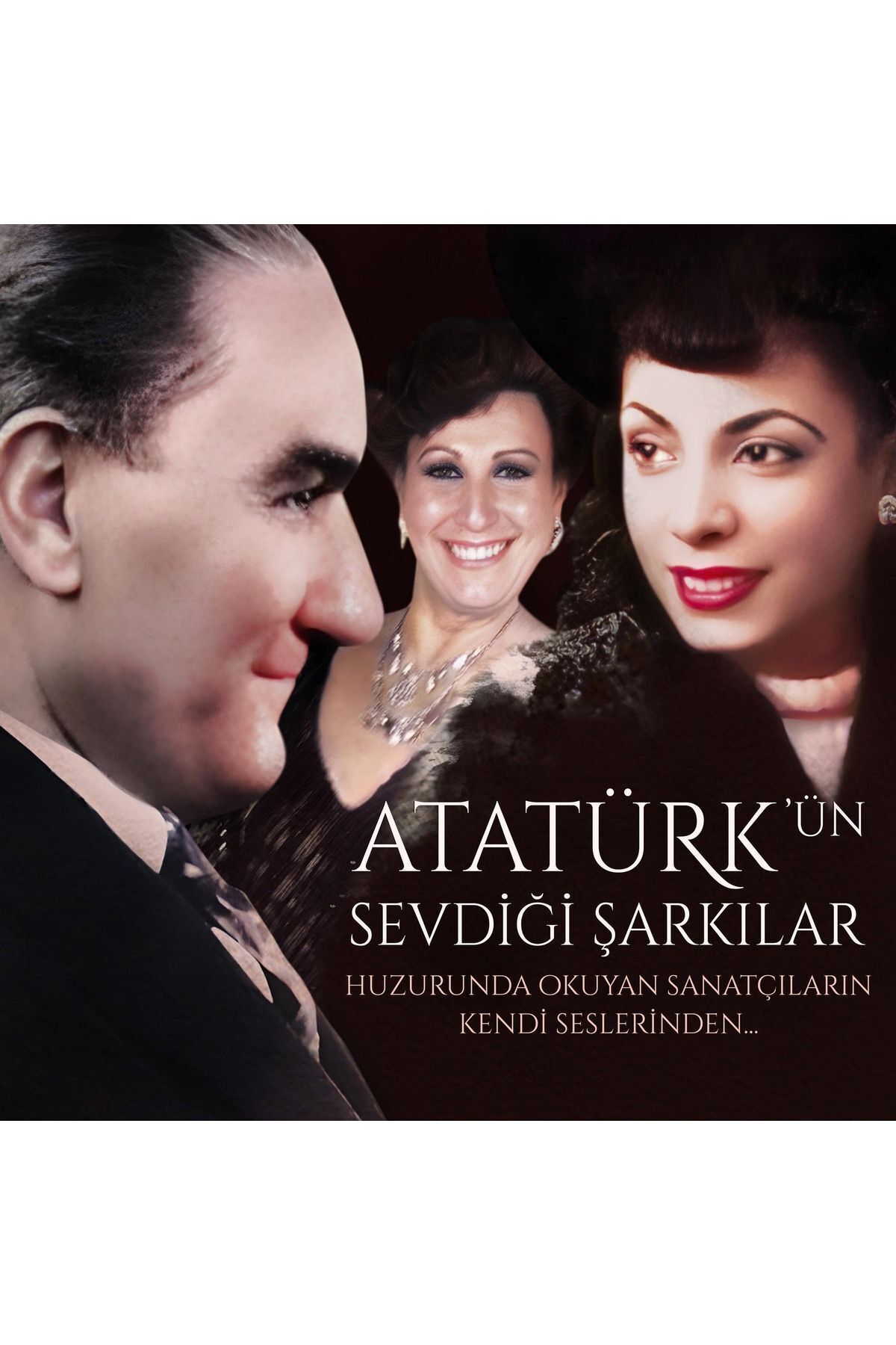 plakmarketi PLAK -Atatürk'ün Sevdiği Şarkılar - Safiye Ayla - Müzeyyen Senar (2LP)