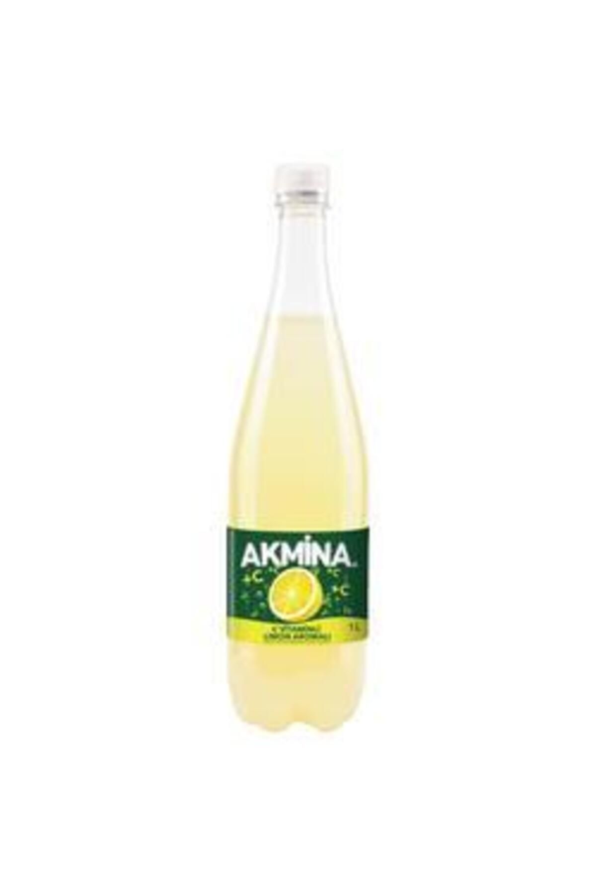 Akmina C Vit. Limonlu Maden Suyu 1 Lt. (MEYVELİ SODA) (6'LI)