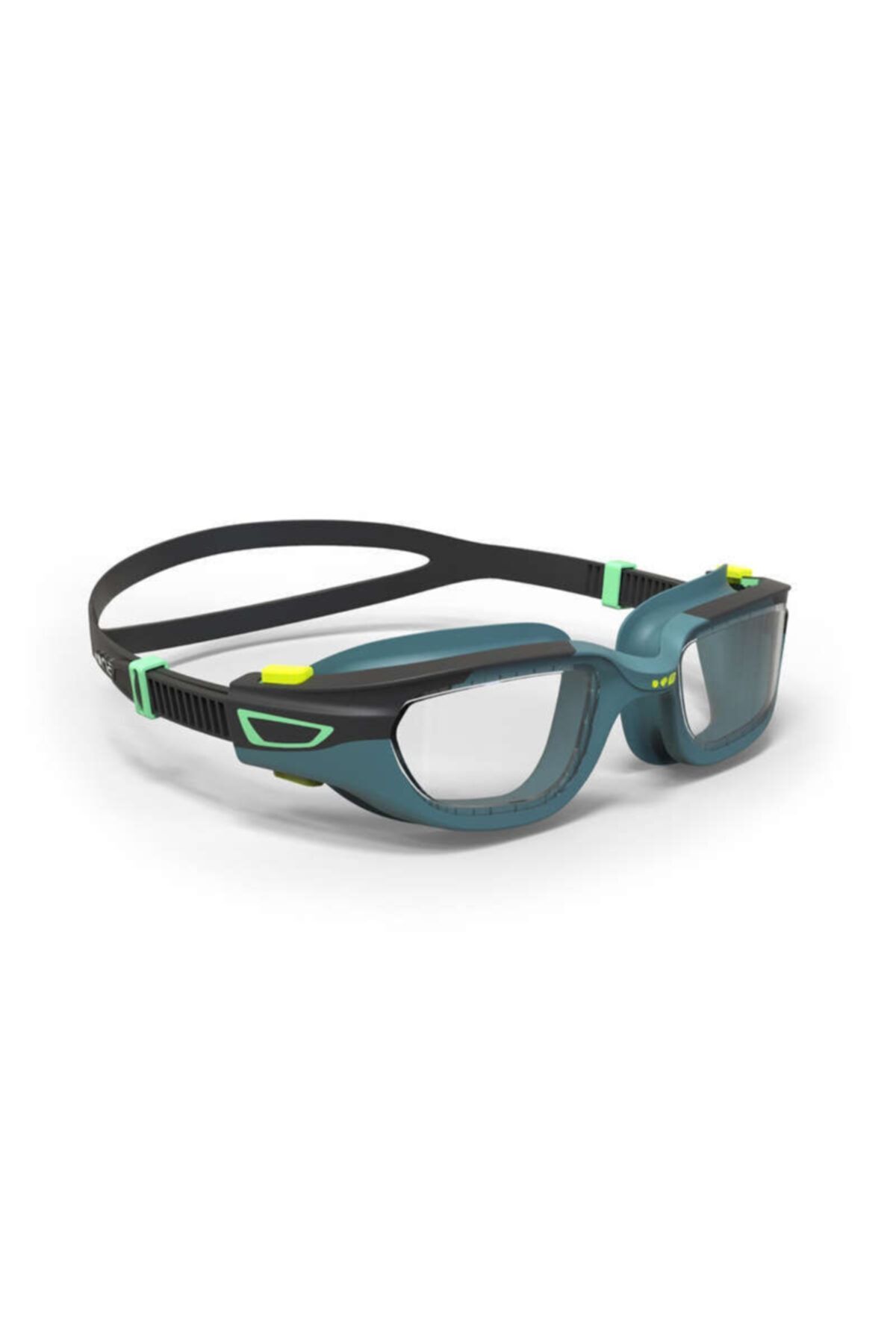Decathlon Mavi Nabaiji Yüzücü Gözlüğü - Siyah / Mavi - Şeffaf Camlar - S Boy - Spırıt