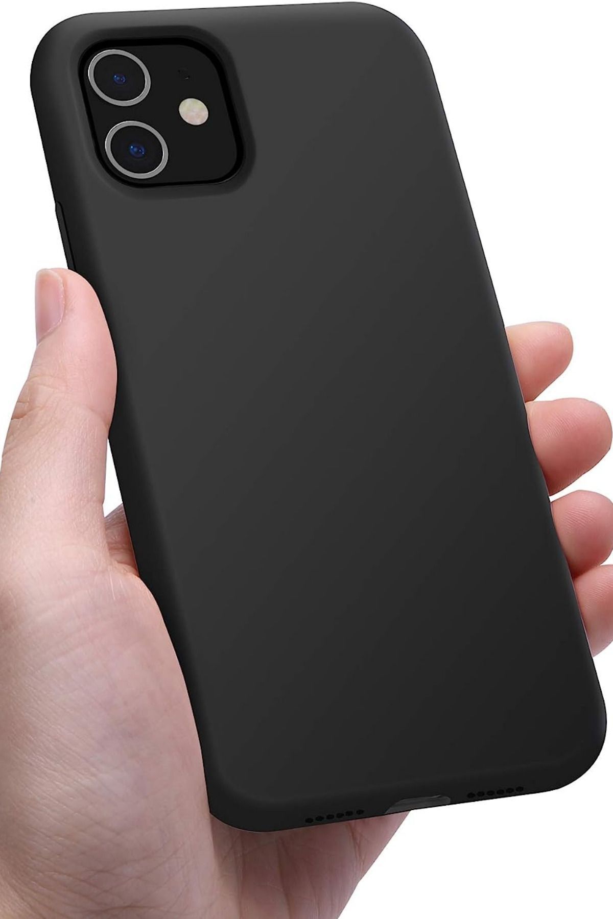 KVK PRİVACY Apple Iphone 11 Uyumlu Altı Kapalı Lansman Kılıf Kapak Siyah