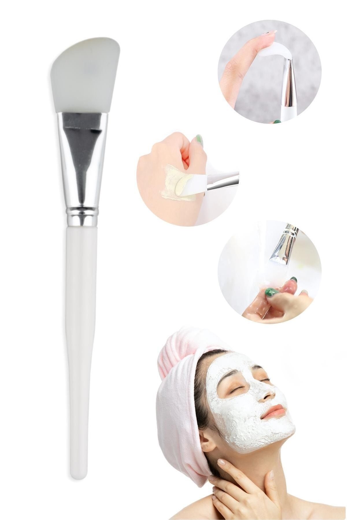 Jubaopen 8-teiliges Silikon-Maskenpinsel-Set – Für Gesichtsmasken & Hautpflege – Einfach Zu Reinigen