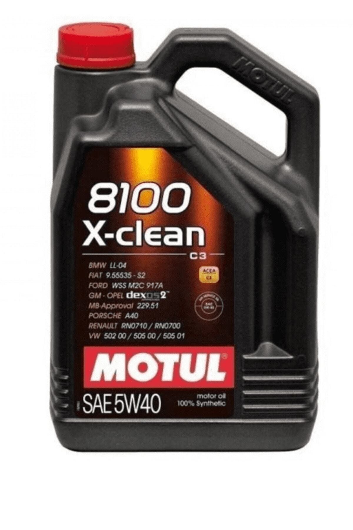 Motul 8100 X-clean 5w40 4 Lt %100 Sentetik
