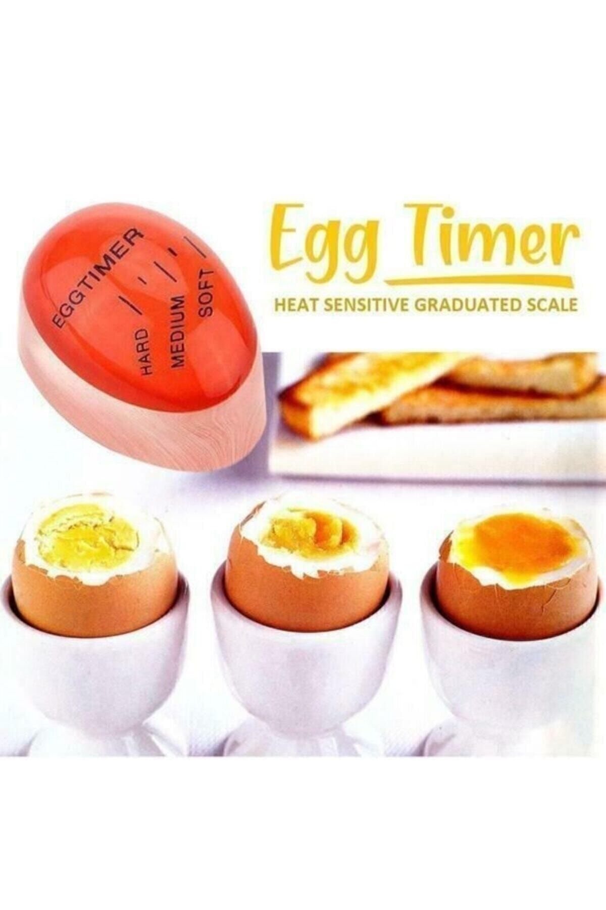 AKDAG HOME Dublör Yumurta Zamanlayıcı Egg Timer Pişirme Haşlama Süresi Aparatı Zaman Ayarlama Göstergesi