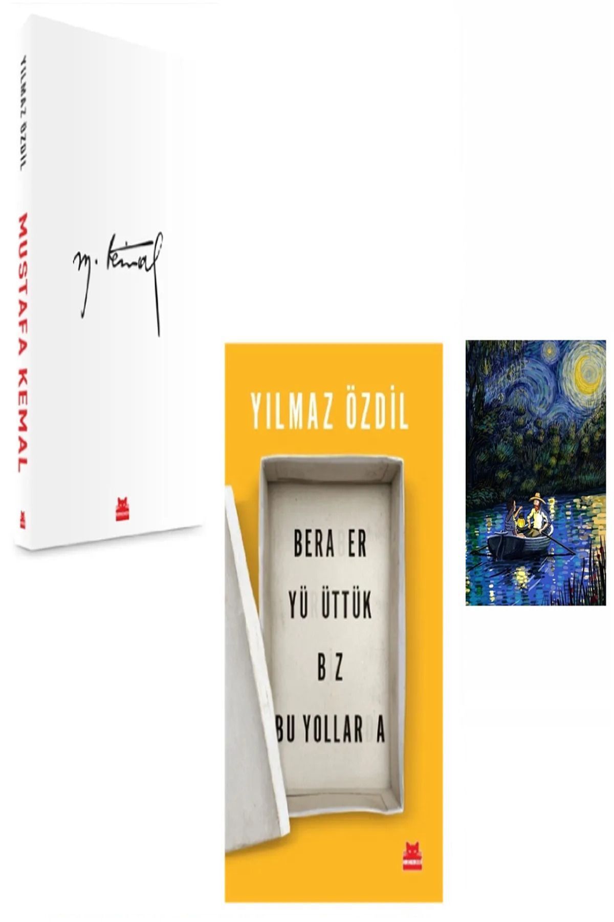 puslurotalar Yılmaz Özdil: Mustafa Kemal Beraber Yürüttük Biz Bu Yollarda  (Koleksiyon Kitap) + Mavi Gece Stiker