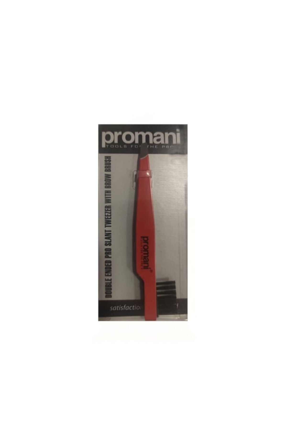 Promani Pr-929 Eğik Uçlu Kaş Fırçalı Cımbız