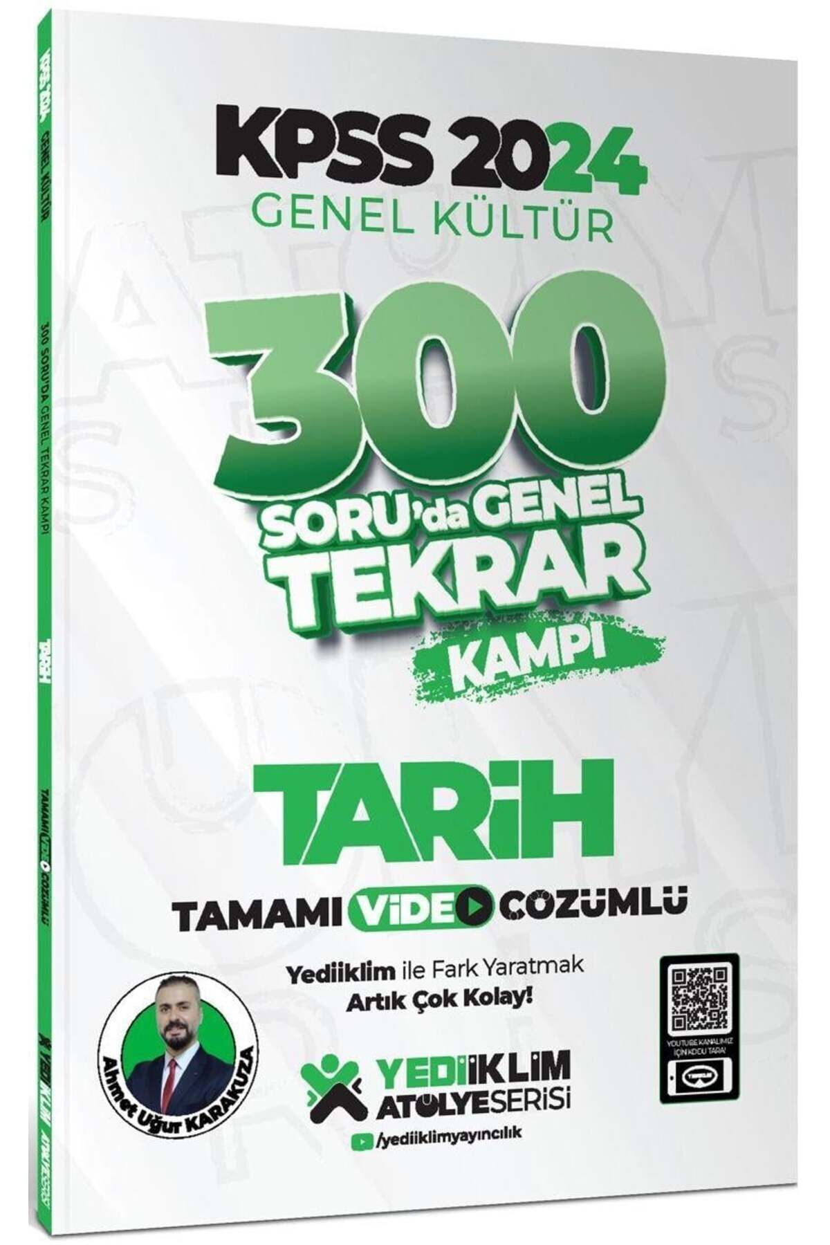 Yediiklim Yayınları Yediiklim 2024 Kpss Genel Kültür Tarih 300 Soruda Tamamı Video Çözümlü Genel Tekrar Kampı