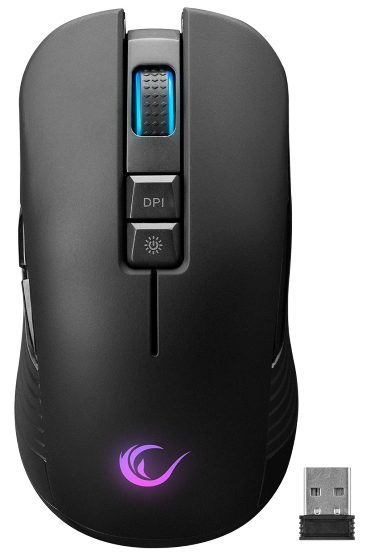 Rampage SMX-R20 Specter Kablosuz Siyah Gökkuşağı Renk Ledli Şarjlı Gaming Oyuncu Mouse