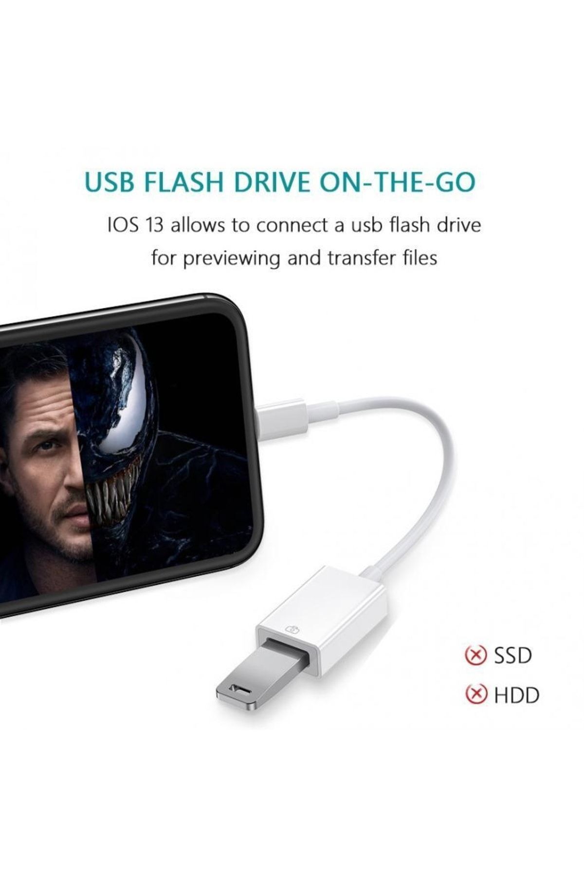 Genel Markalar Lightning To Usb Camera Adapter Iphone Kalvye Mouse Kamera Usb Dönüştürücü Adaptörü