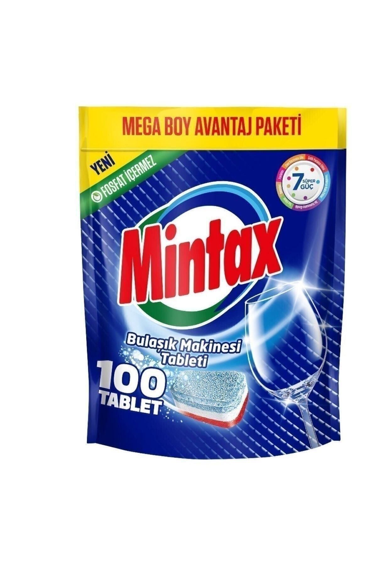 Mintax Bulaşık Makinesi Tablet Deterjanı 100lü