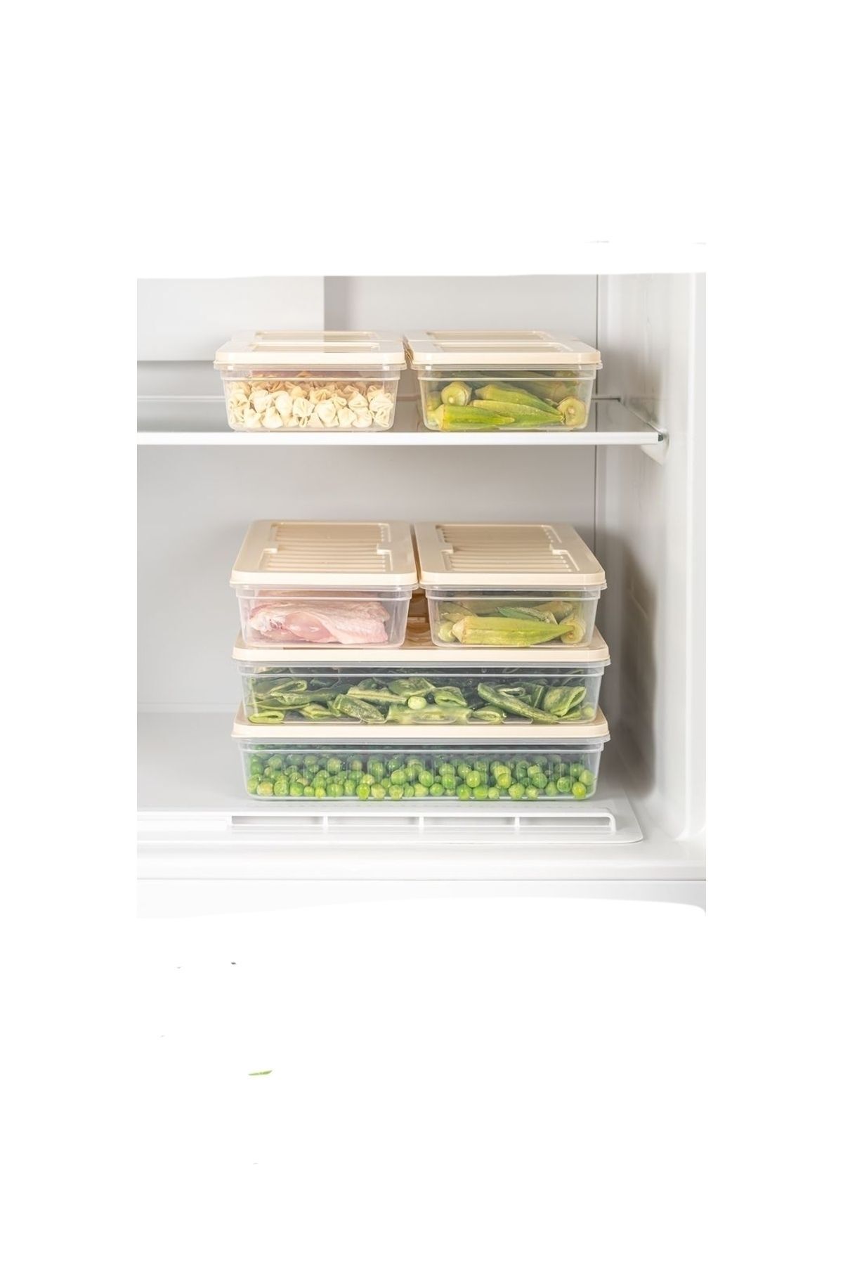 VİZYON Kapaklı saklama kabı buzluk kabı buzdolabı düzenleyici