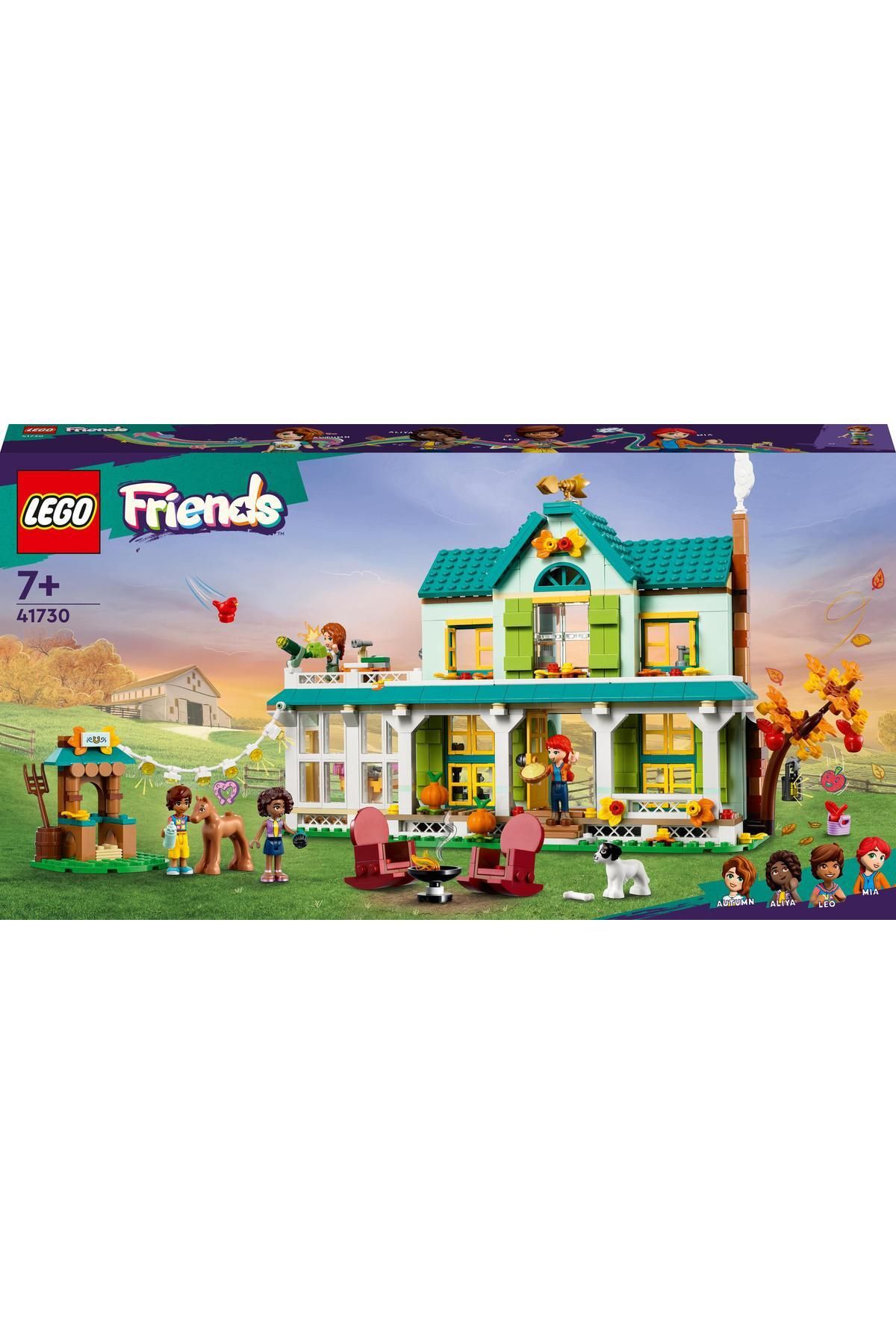 LEGO ® Friends Autumn’un Evi 41730 - 7 Yaş ve Üzeri Çocuklar İçin Oyuncak Yapım Seti (853 Parça)