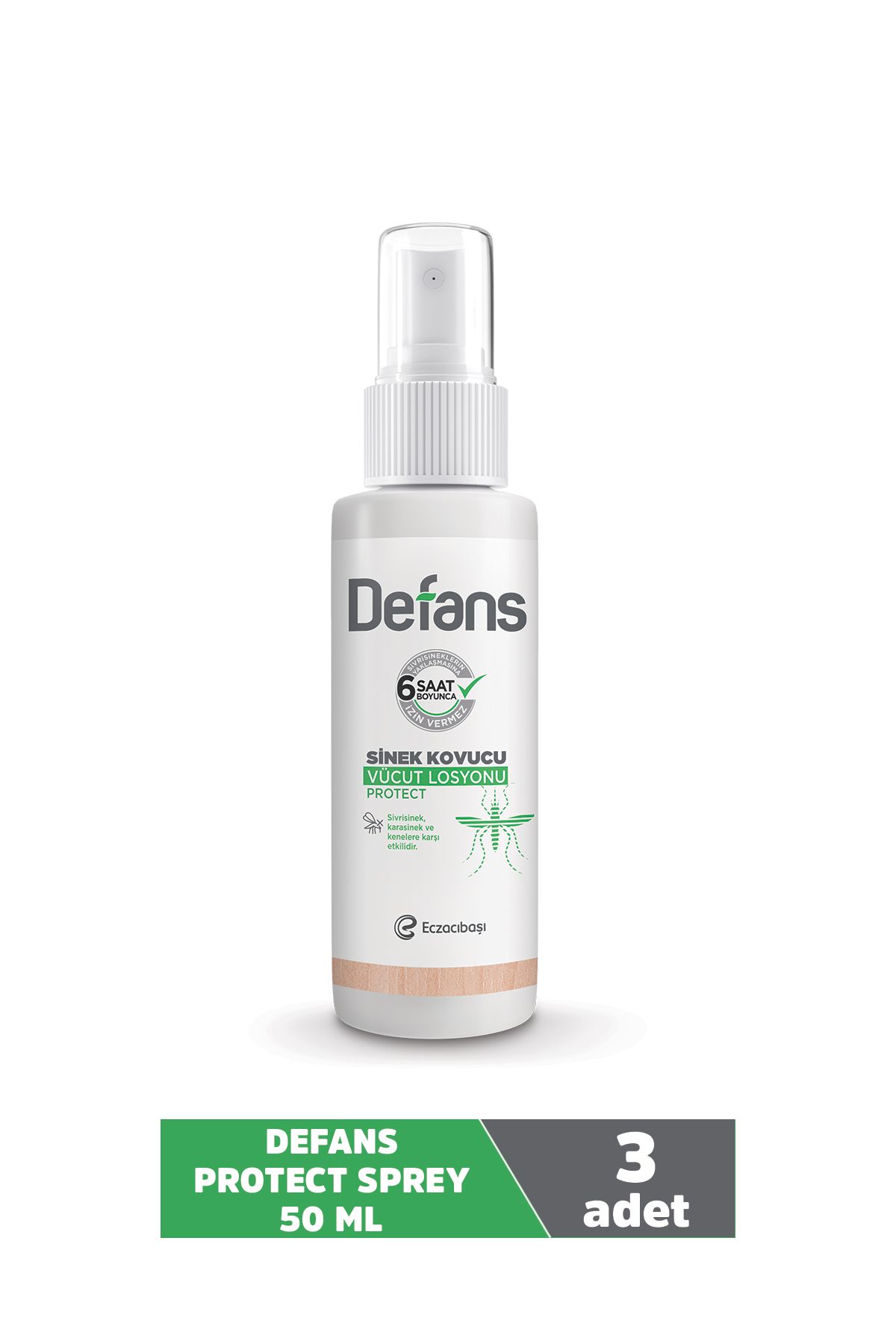 Defans Protect Sprey 50 ml 3'lü