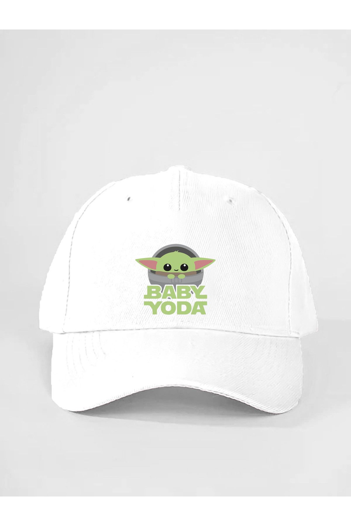 Darkia Star Wars Baby Yoda  Baskılı Arkası Cırtlı Ayarlanabilir Erkek-Kadın Spor Şapka