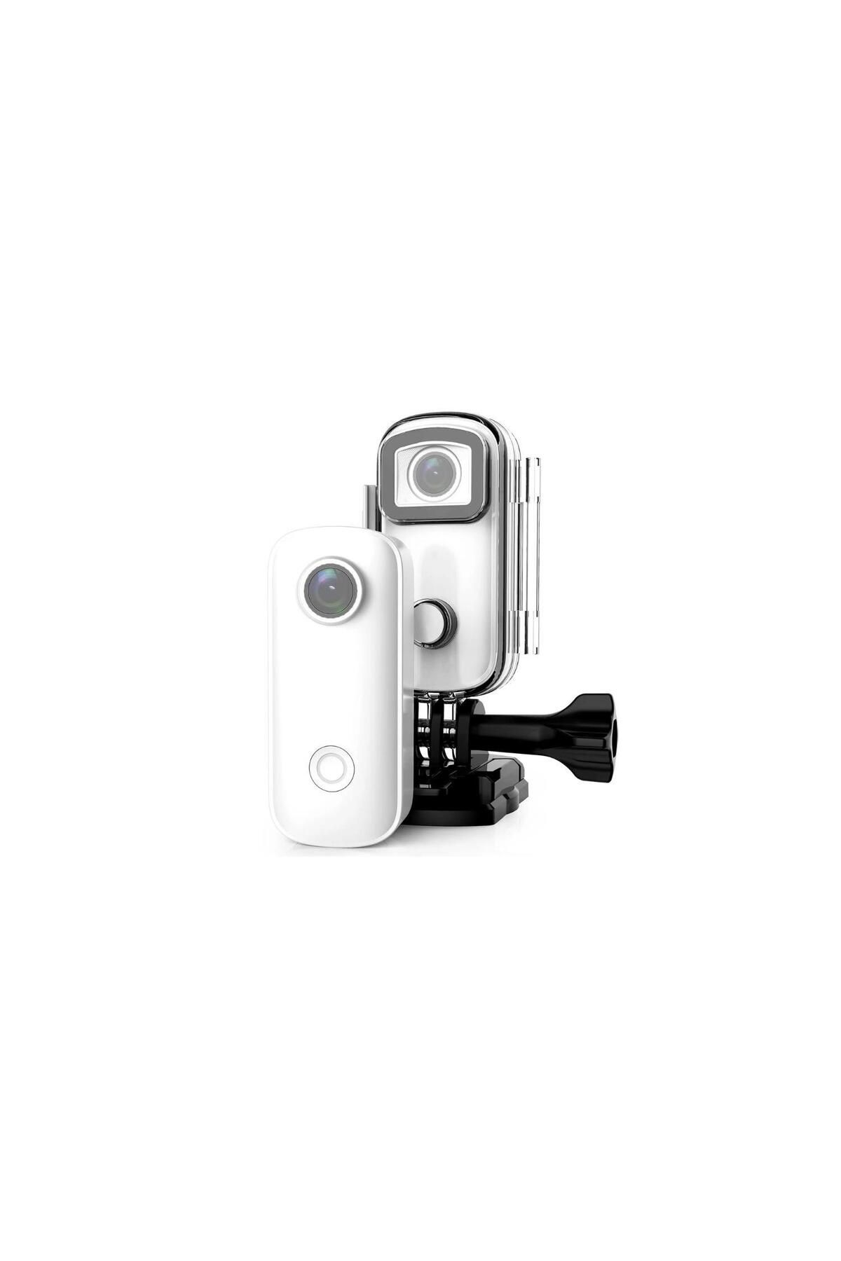 SJCAM C100 FHD 1080p WiFi 15MP 115° H.265 30 Metre Su Geçirmez Mini Aksiyon Kamerası Beyaz