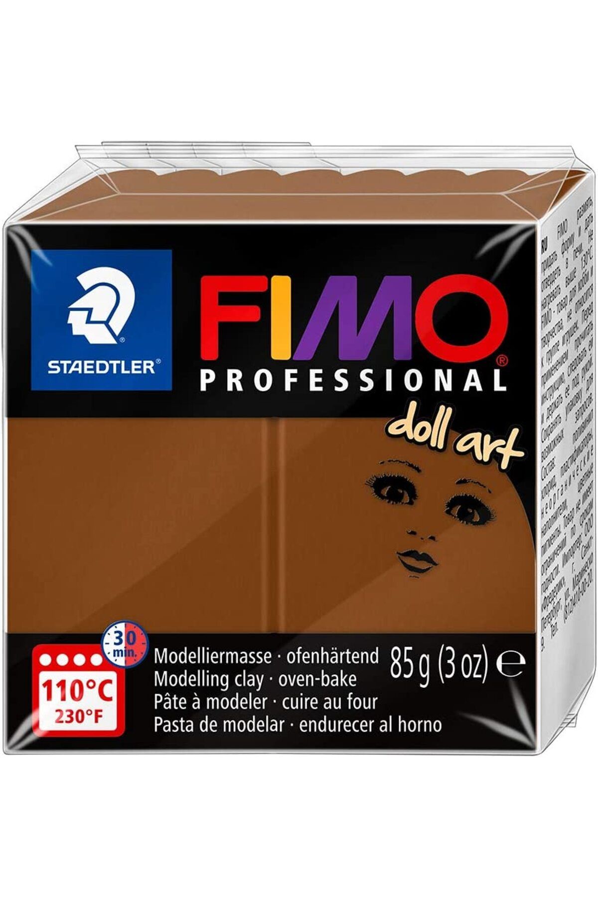Staedtler Fimo Professional Polimer Kil 85gr Doll Art Modelleme Kili Nougat / 8027-78