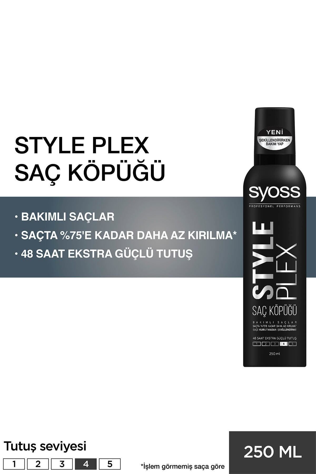 Syoss Style Plex Köpük 250 ml