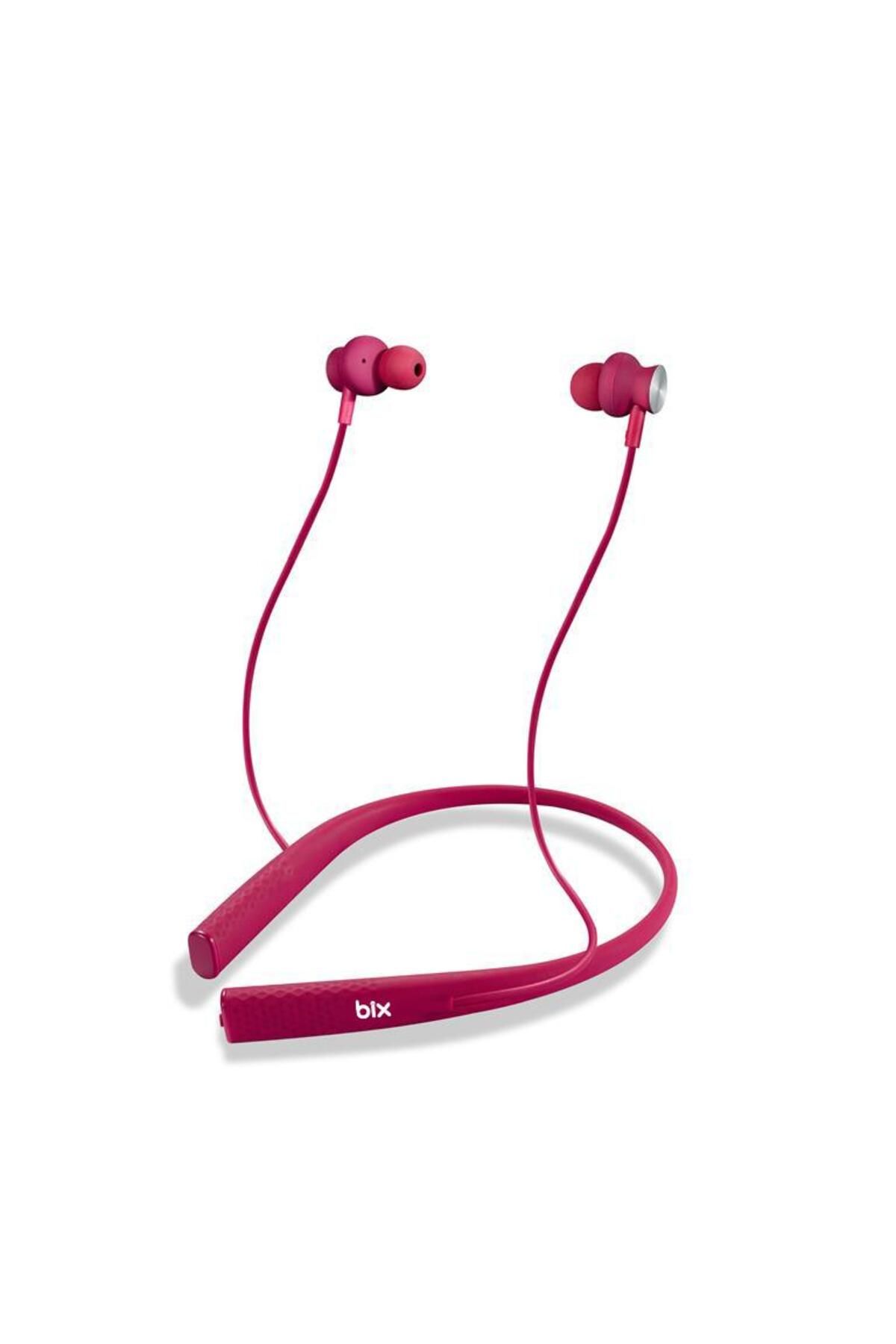 Bix A3 Spor Bluetooth Mıknatıslı Kulaklık Gül Kurusu