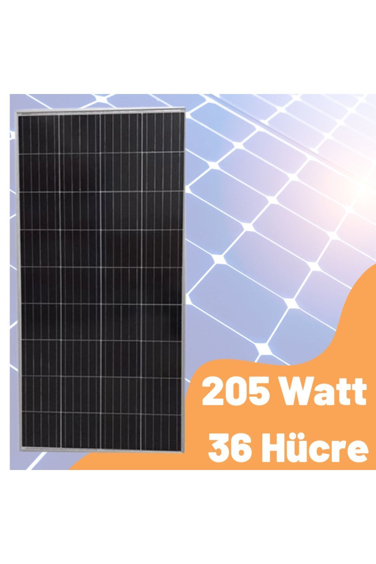 Suneco Güneş Paneli 205w 220w Watt Monokristal A Kalite Yüksek Verim