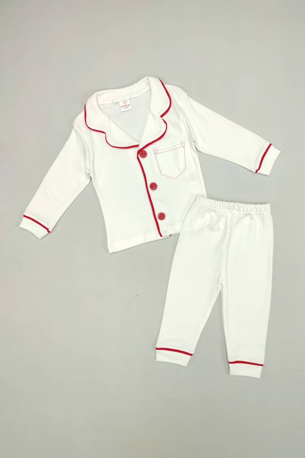 Peki Bebek 5 Al 4 Öde Yenidogan Kiz Erkek Yumusak Pamuklu Pijama Takimi Ekru Renkli Biye Hediyelik 15341