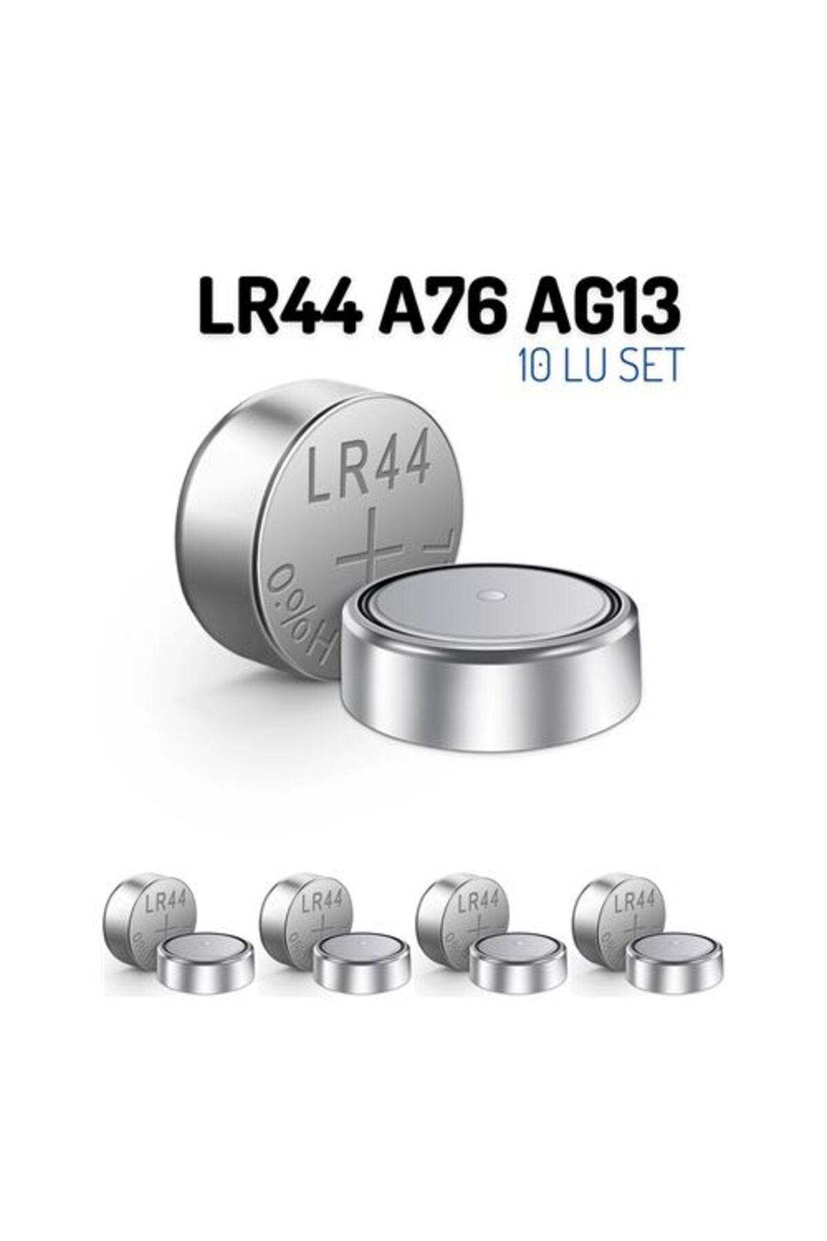 Transformacion Lr44 A76 Ag13 1.55v 10 Adet Alkaline Pil 716935