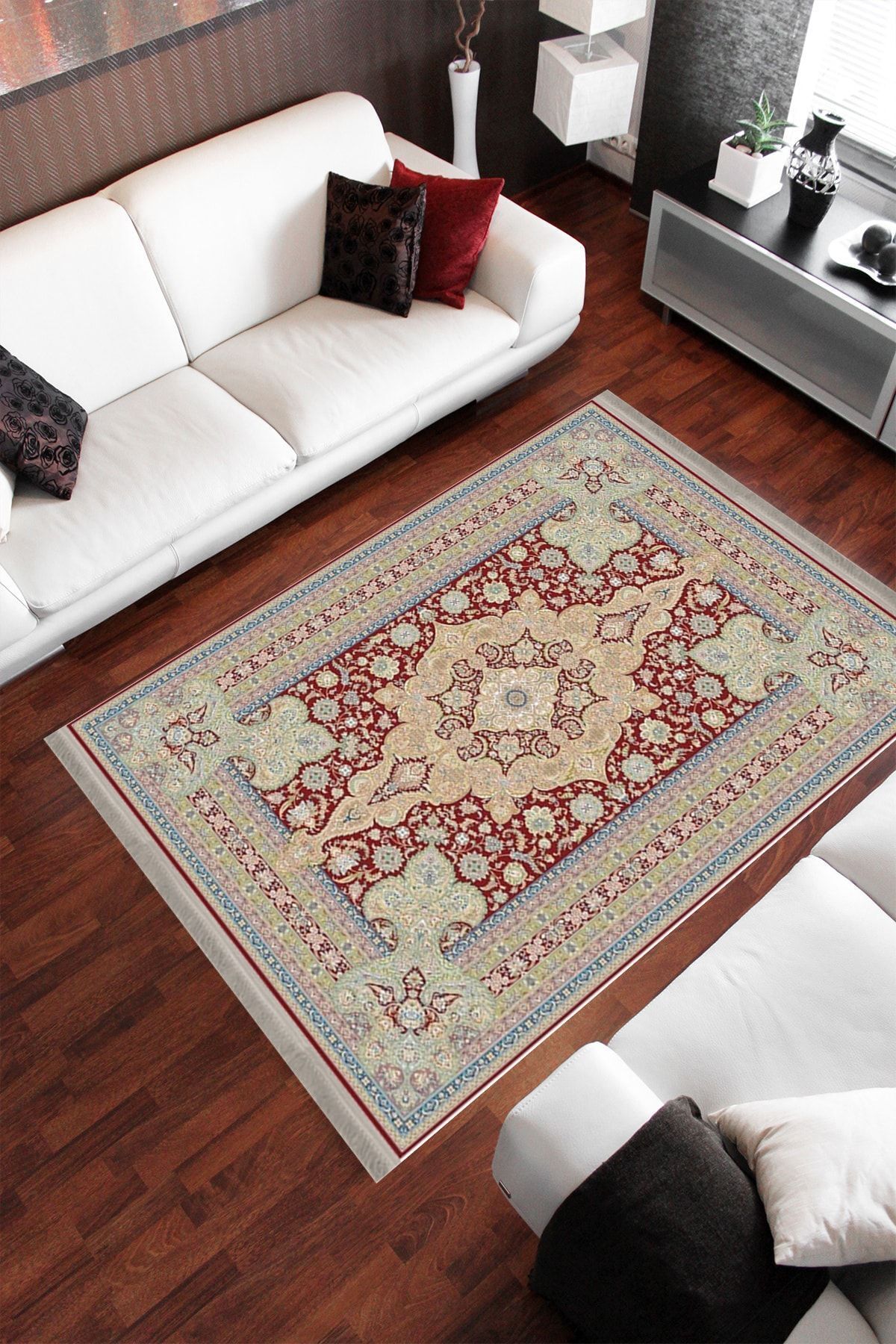 Homier Collection Homier Westa Kalitesi Yıkanabilir Kaymaz Taban Antibakteriyel Kilim Ve Yolluk H-ot-4009e