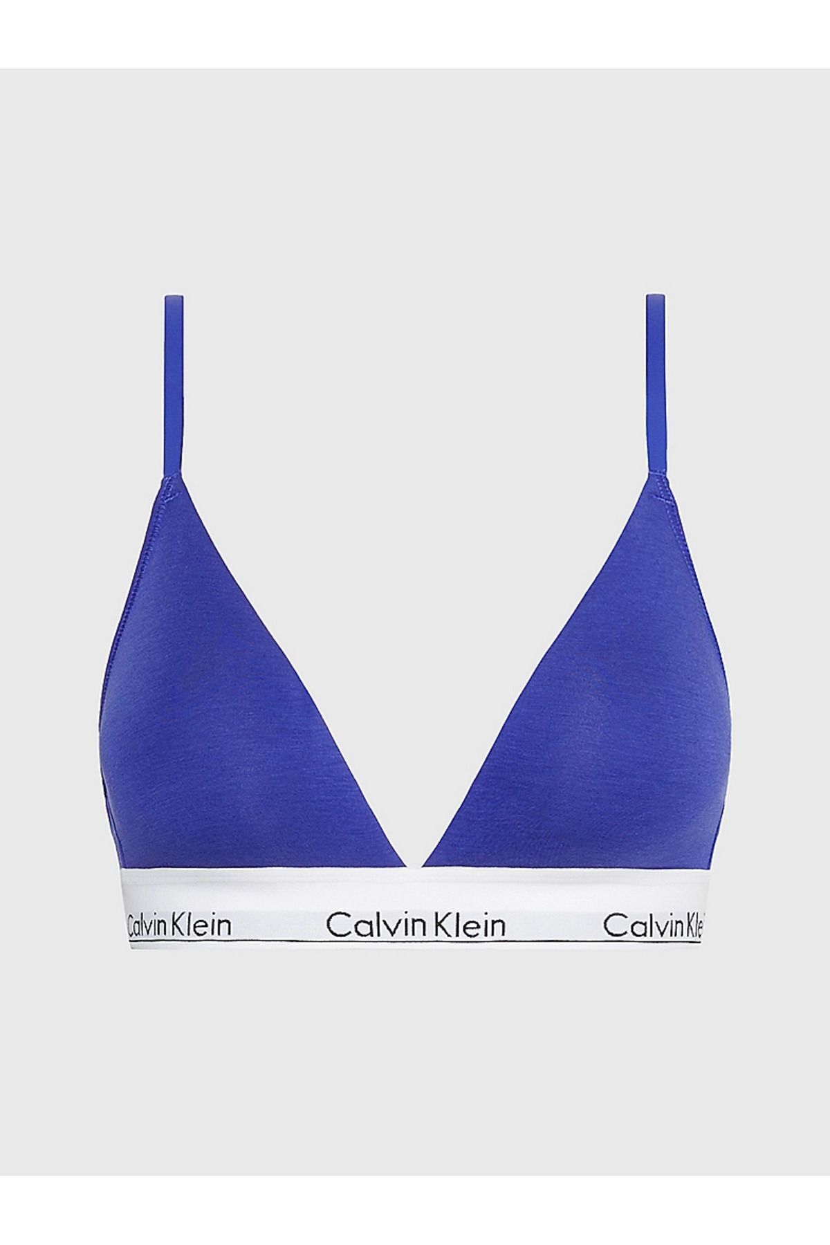 Calvin Klein Kadın Askılıklı Marka Logolu Slim Fit Lacivert Sütyen 000QF5650E-FPT