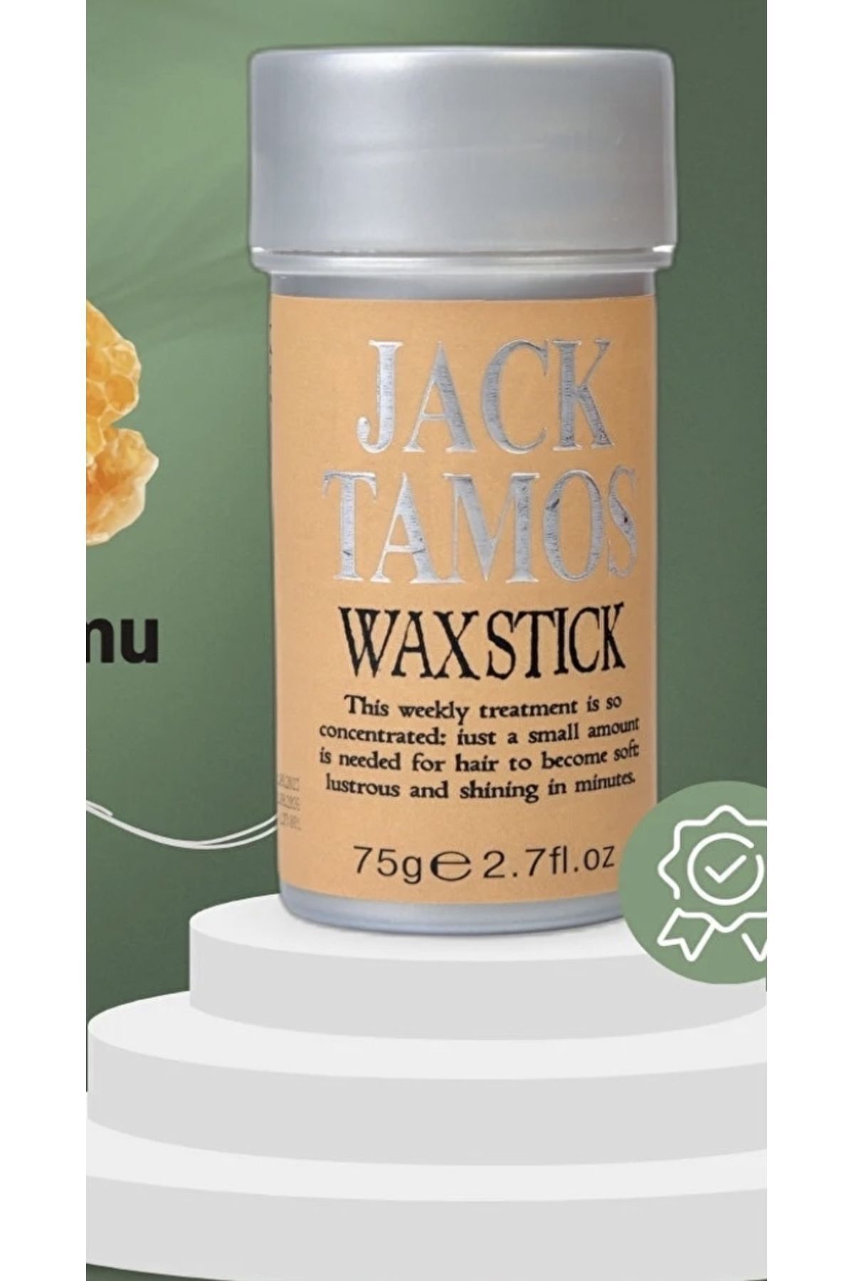 JACK TAMOS stick wax topuz ve bebek saç yapıştırıcı