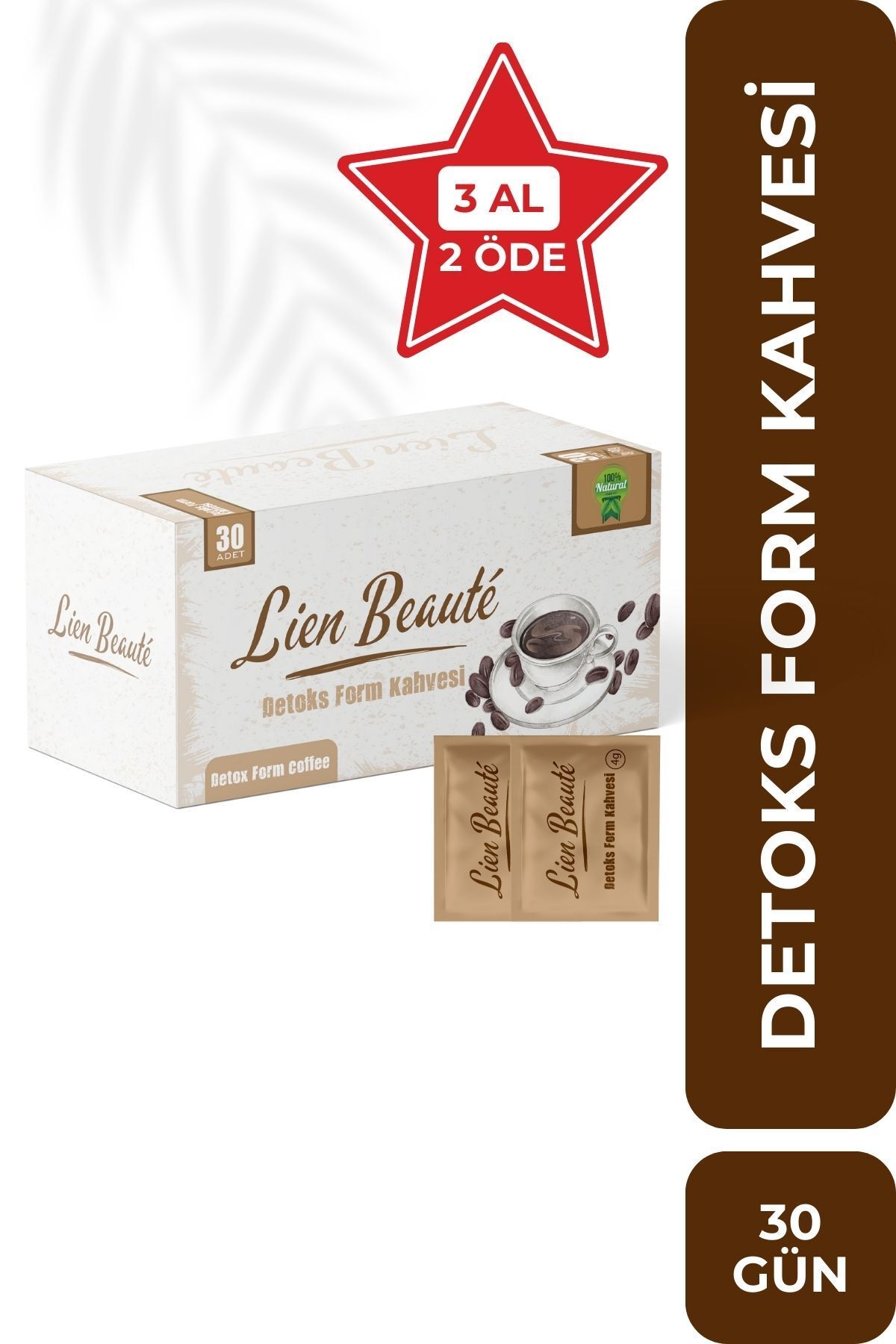 Lien Beaute Zayıflama & Kilo Verme Yardımcı & Diyet Destekleyici Detoks Form Kahvesi