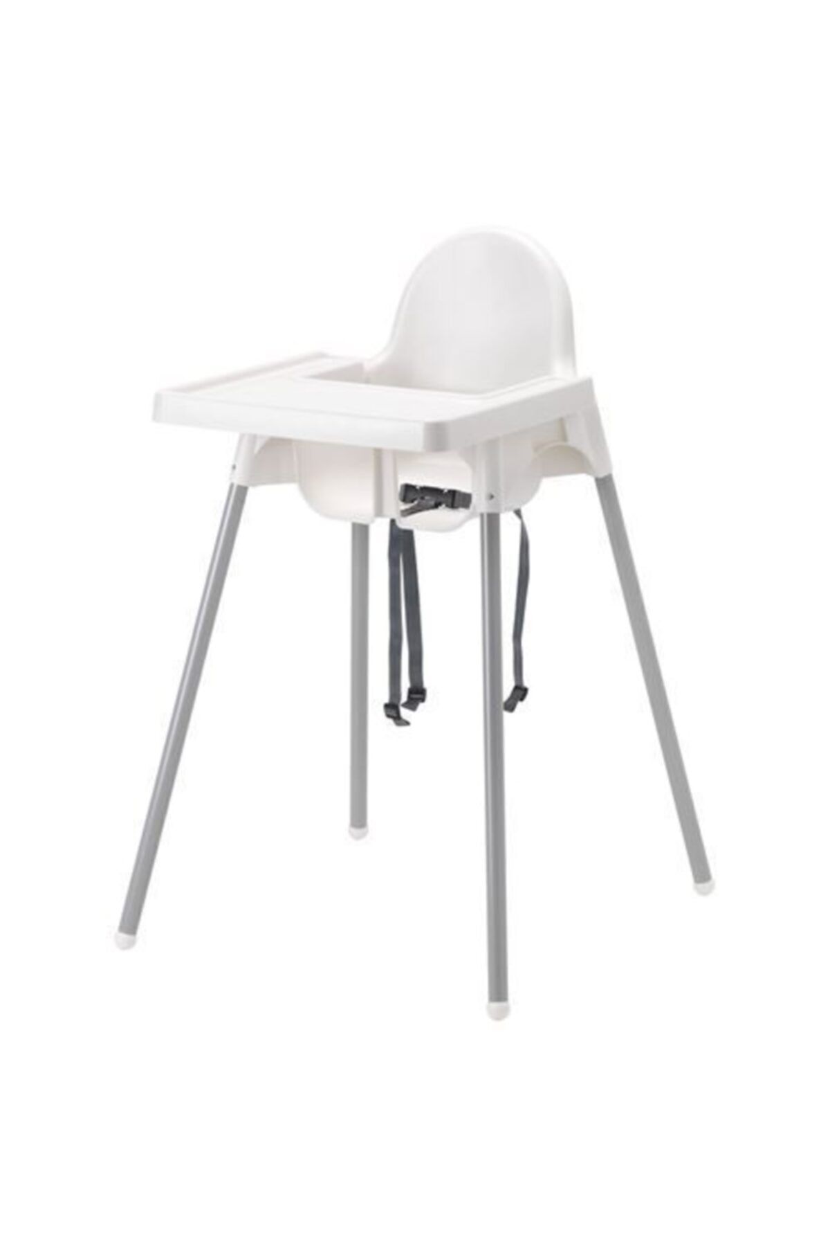 IKEA Beyaz Emniyet Kemerli Çalışma Masalı Mama Sandalyesi