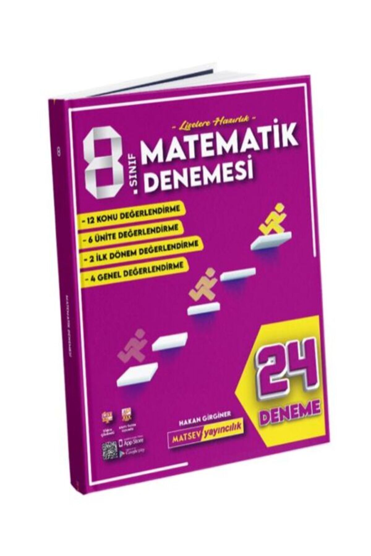 Matsev Yayıncılık 8. Sınıf 24'lü Matematik Denemesi Yeni Basım (2023-2024)
