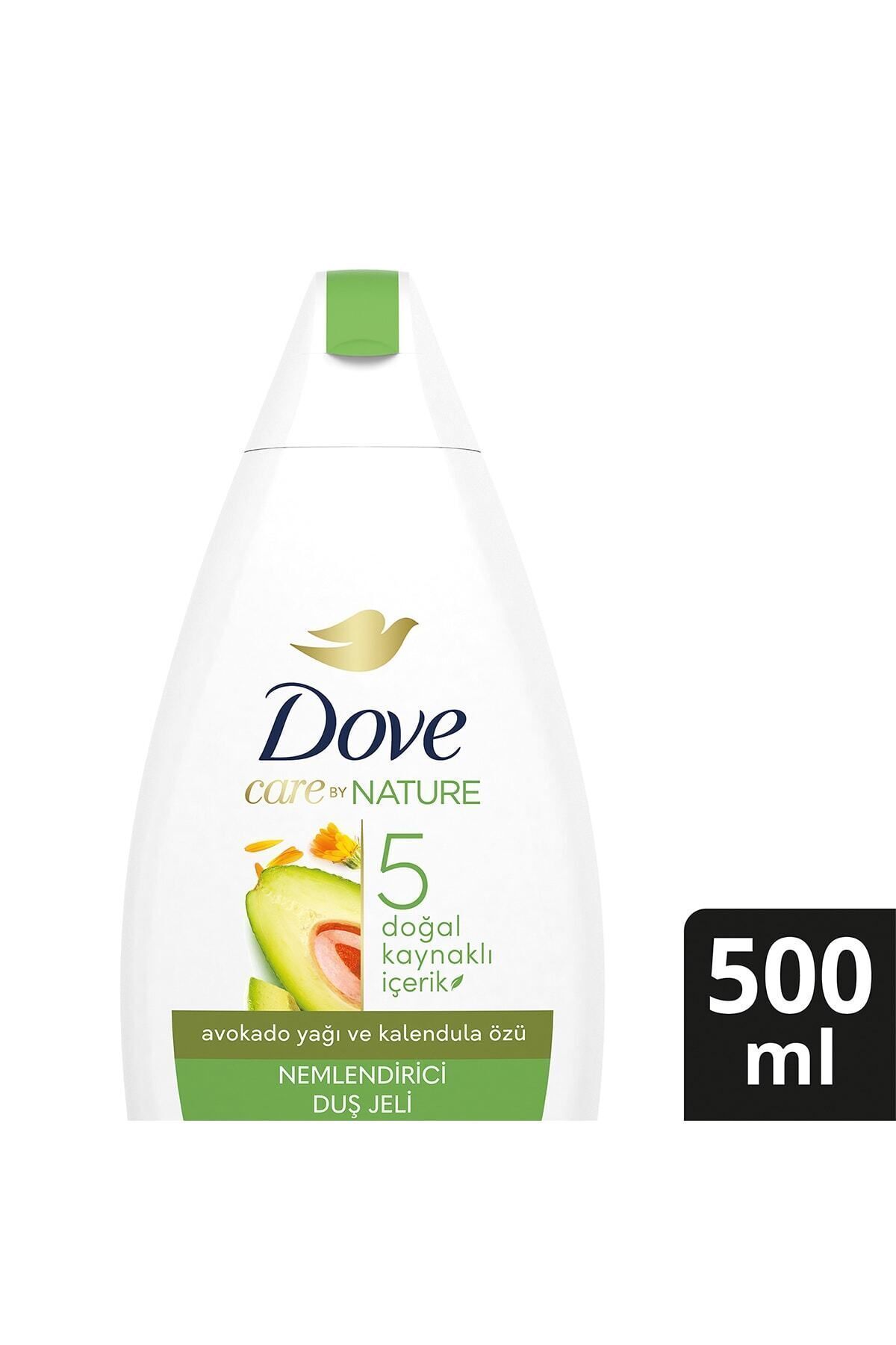 Dove Care By Nature Nemlendirici Duş Jeli Avokado Yağı Ve Kalendula Özü Canlandırıcı 500 ml