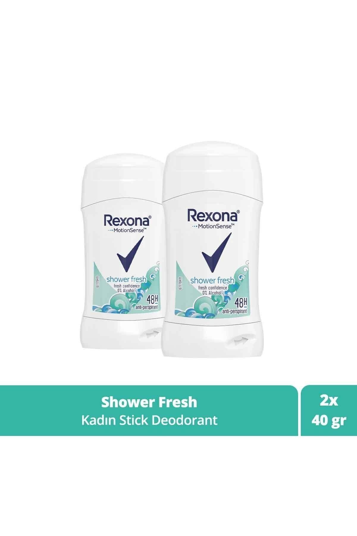 Rexona Motion Sense Kadın Stick Deodorant Shower Fresh 48 Saat Koruma 40 g X 2 Adet