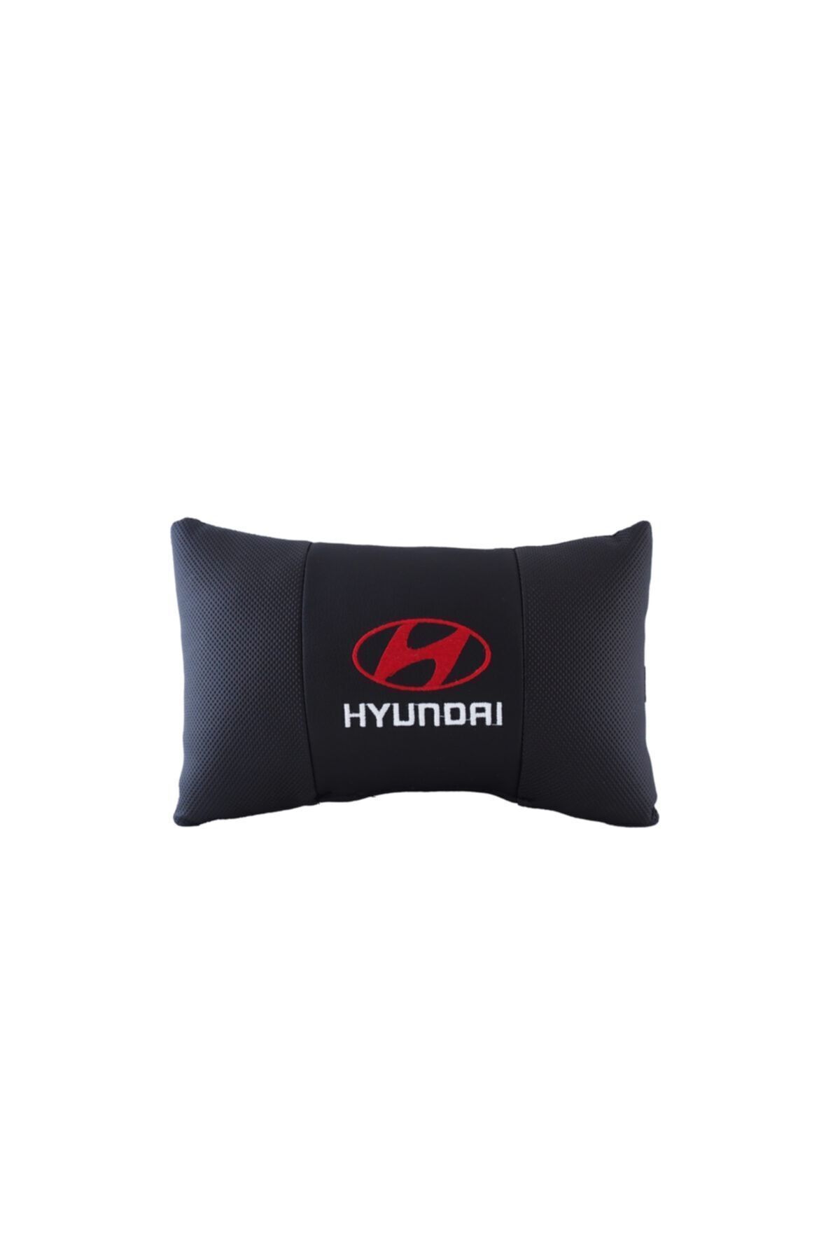 Wimbledon Hyundai Oto Boyun Yastığı Deri Siyah 2 Adet