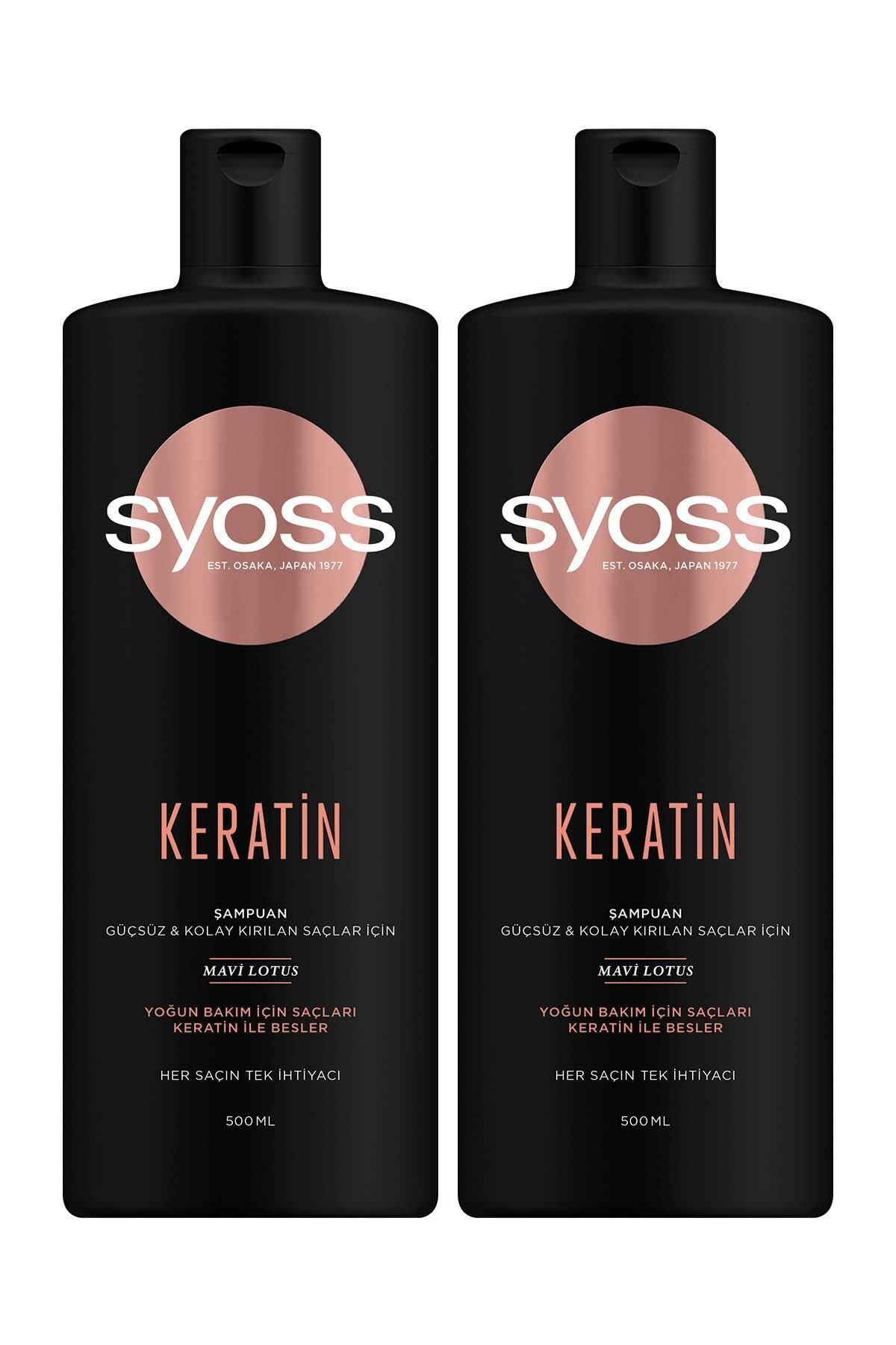 Syoss Keratin Mükemmelliği Şampuan 500 ml 2'li