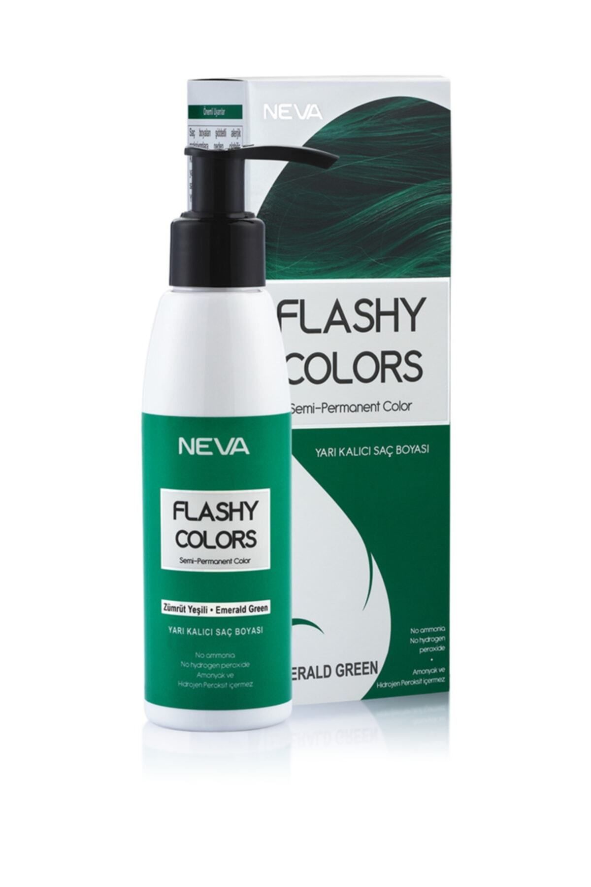 Flashy Colors Yarı Kalıcı Saç Boyası - Zümrüt Yeşili 100 ml