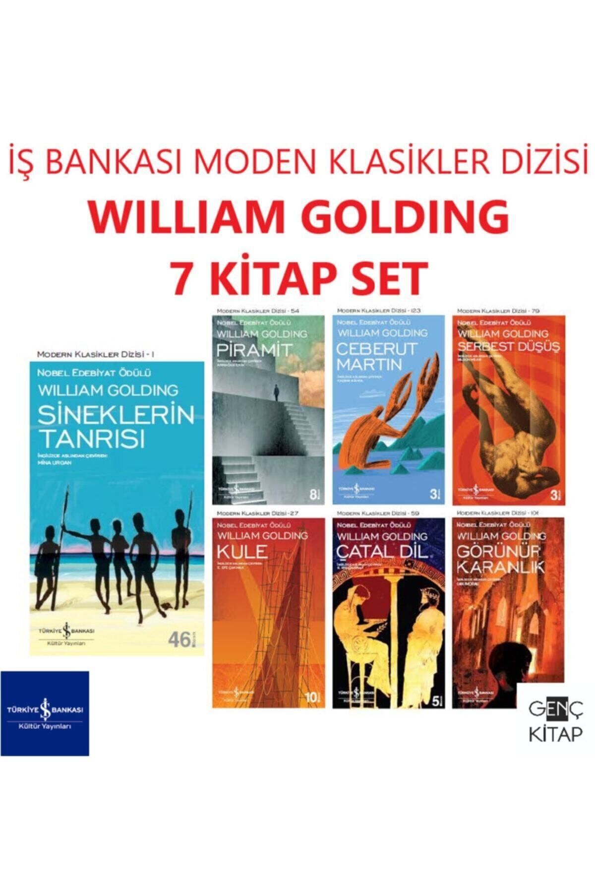 Türkiye İş Bankası Kültür Yayınları Iş Bankası Wıllıam Goldıng 7 Kitap Set Modern Klasikler Dizisi Sineklerin Tanrısı-kule-piramit