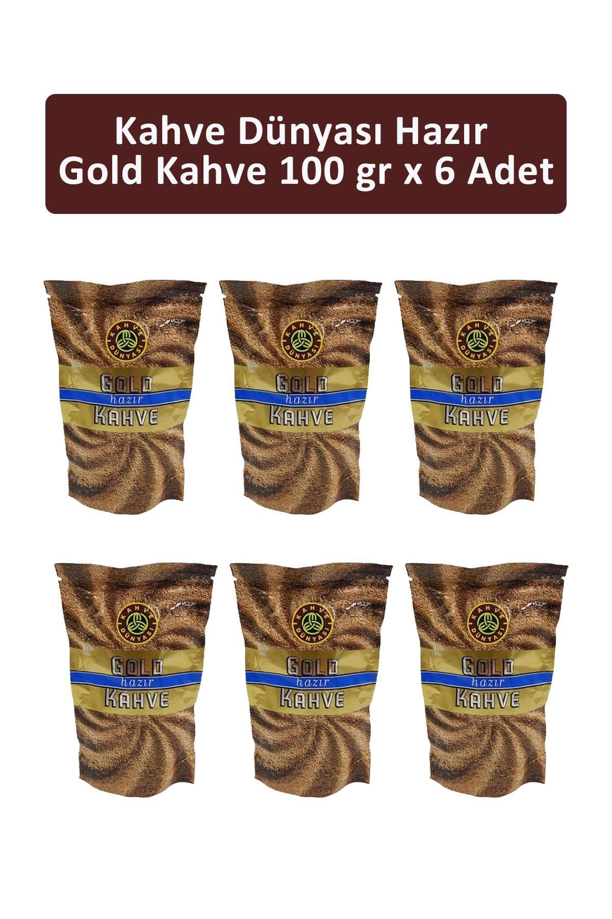 Kahve Dünyası Gold Hazır Kahve 100 gr x 6 Adet