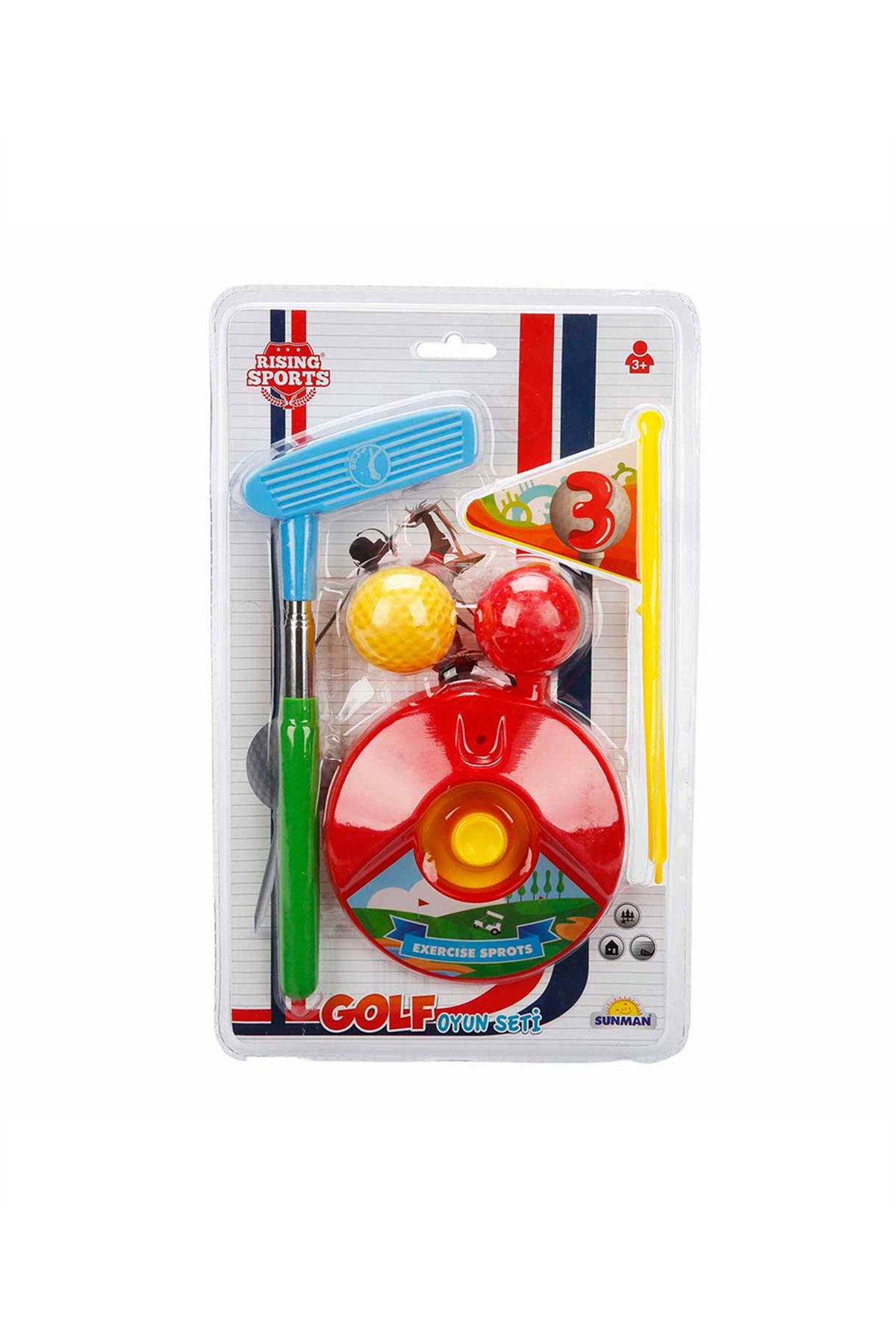 Sunman Mini Golf Oyun Seti - Sarı Top Çukuru