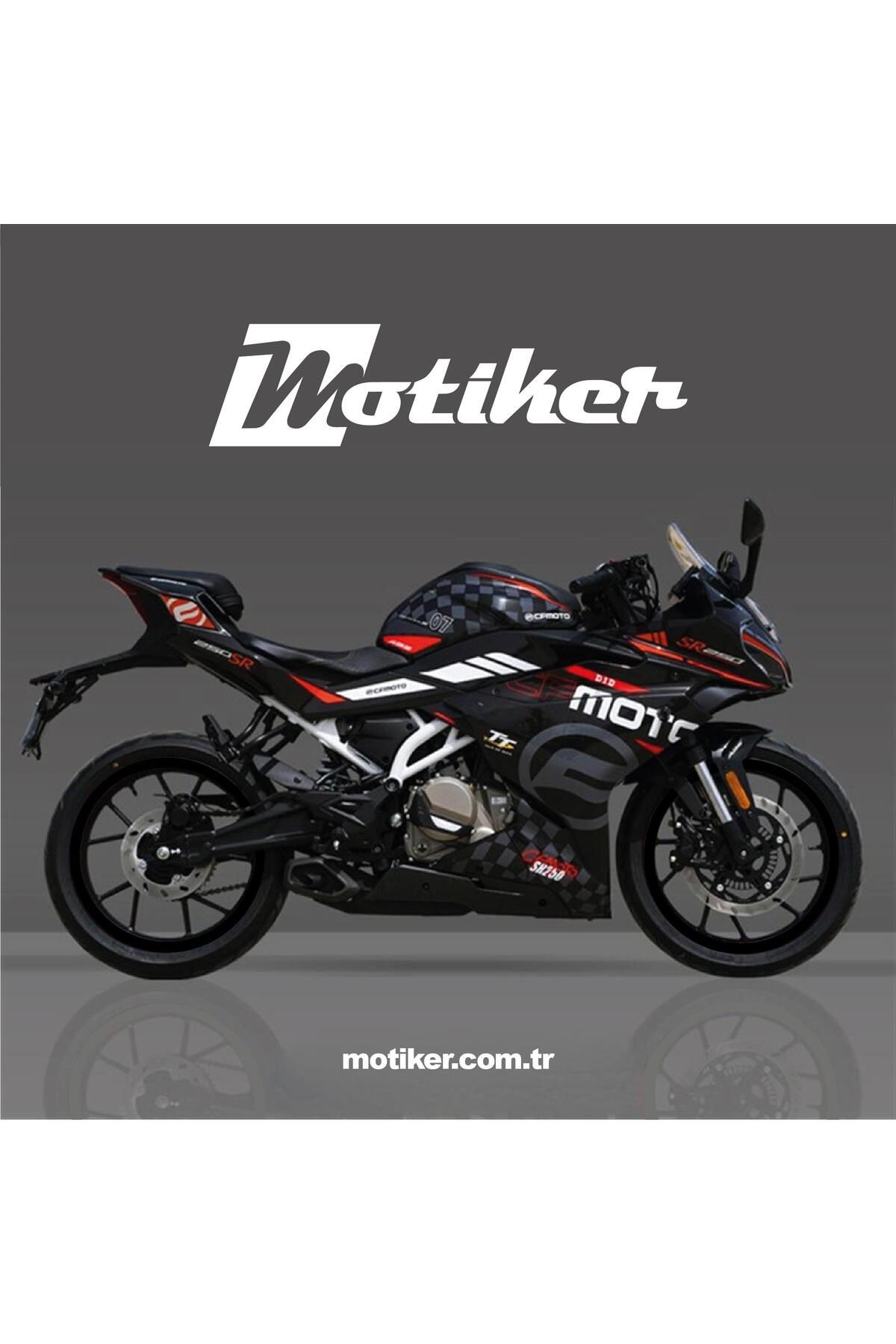 Motiker CF Moto 250Sr Racing Sticker Etiket Model