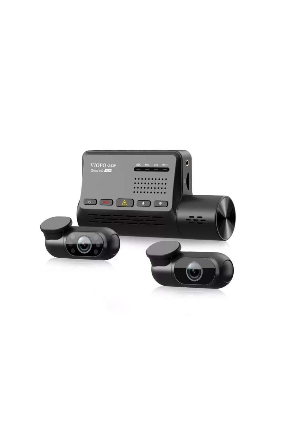 Viofo A139 Wifi Gps Modüllü 3 Kameralı Qhd 2k Araç Kamerası