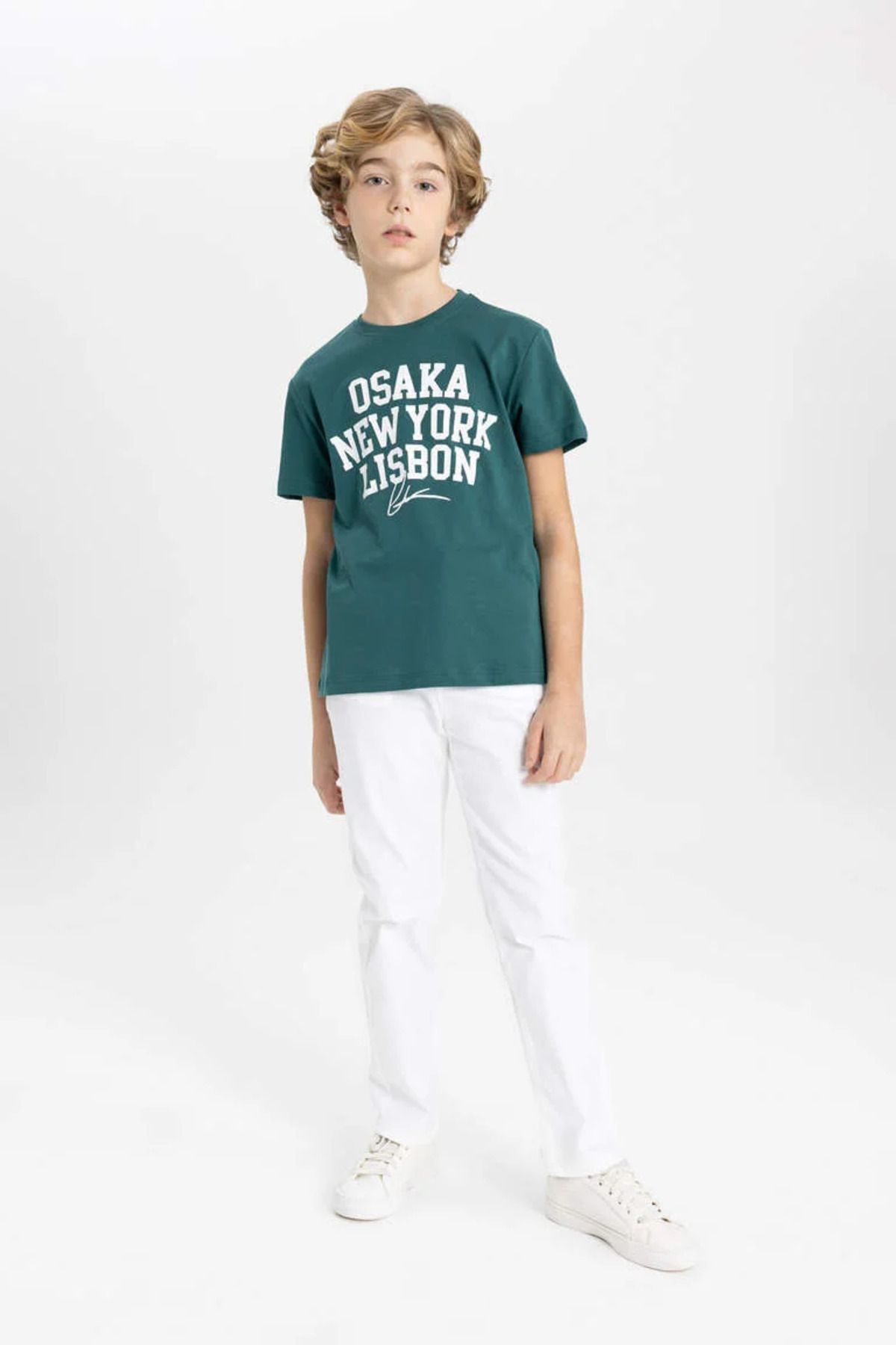 Defacto Erkek Çocuk T-shirt B9469a8/gn623 Green