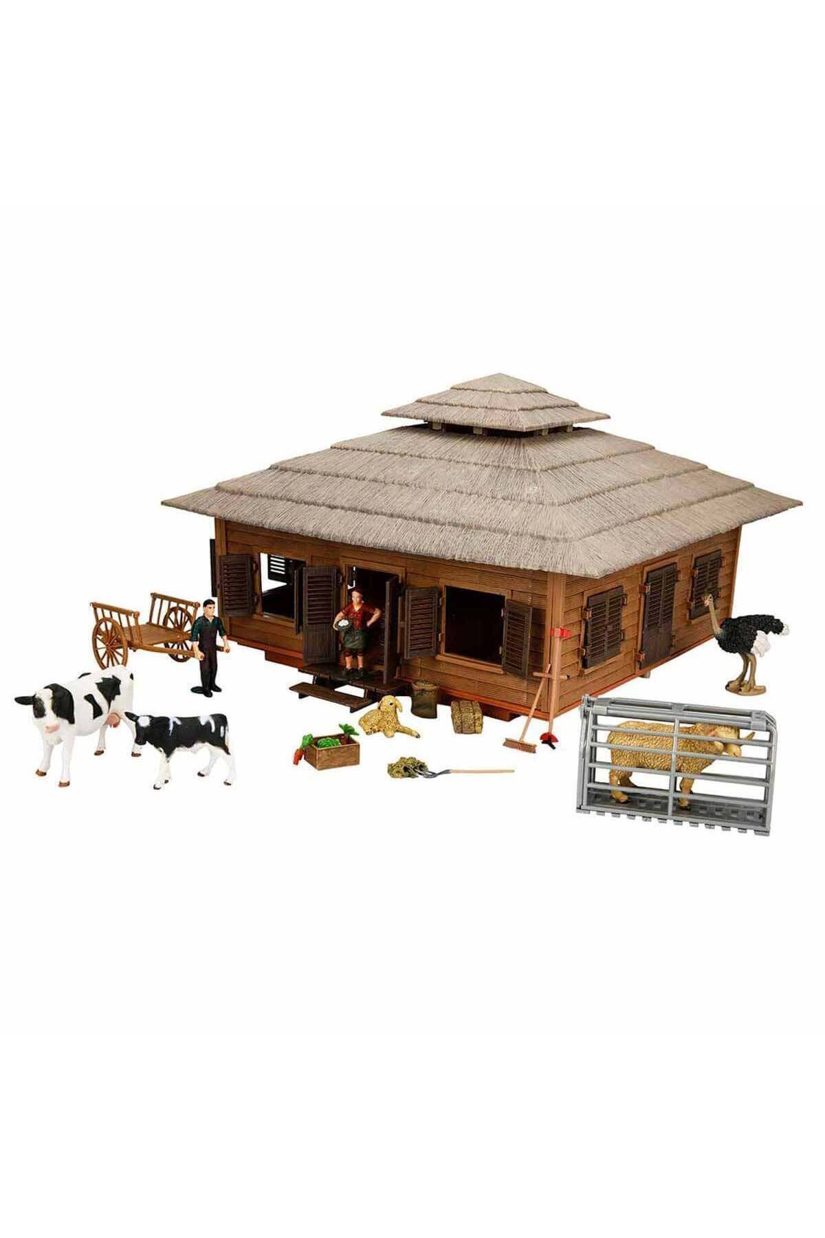 Cici Oyuncak Farm Animal Playground Series Dev Çiftlik Oyun Seti Aksesuarlı ( Koç )